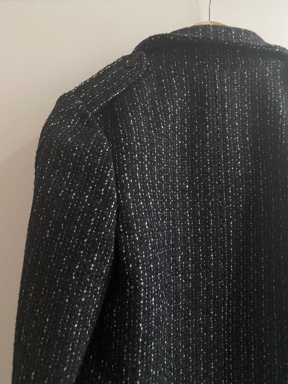 Celine × Hedi Slimane CELINE HEDI SLIMANE ONE OF A KIND WOOL COAT Size US M / EU 48-50 / 2 - 4 Thumbnail