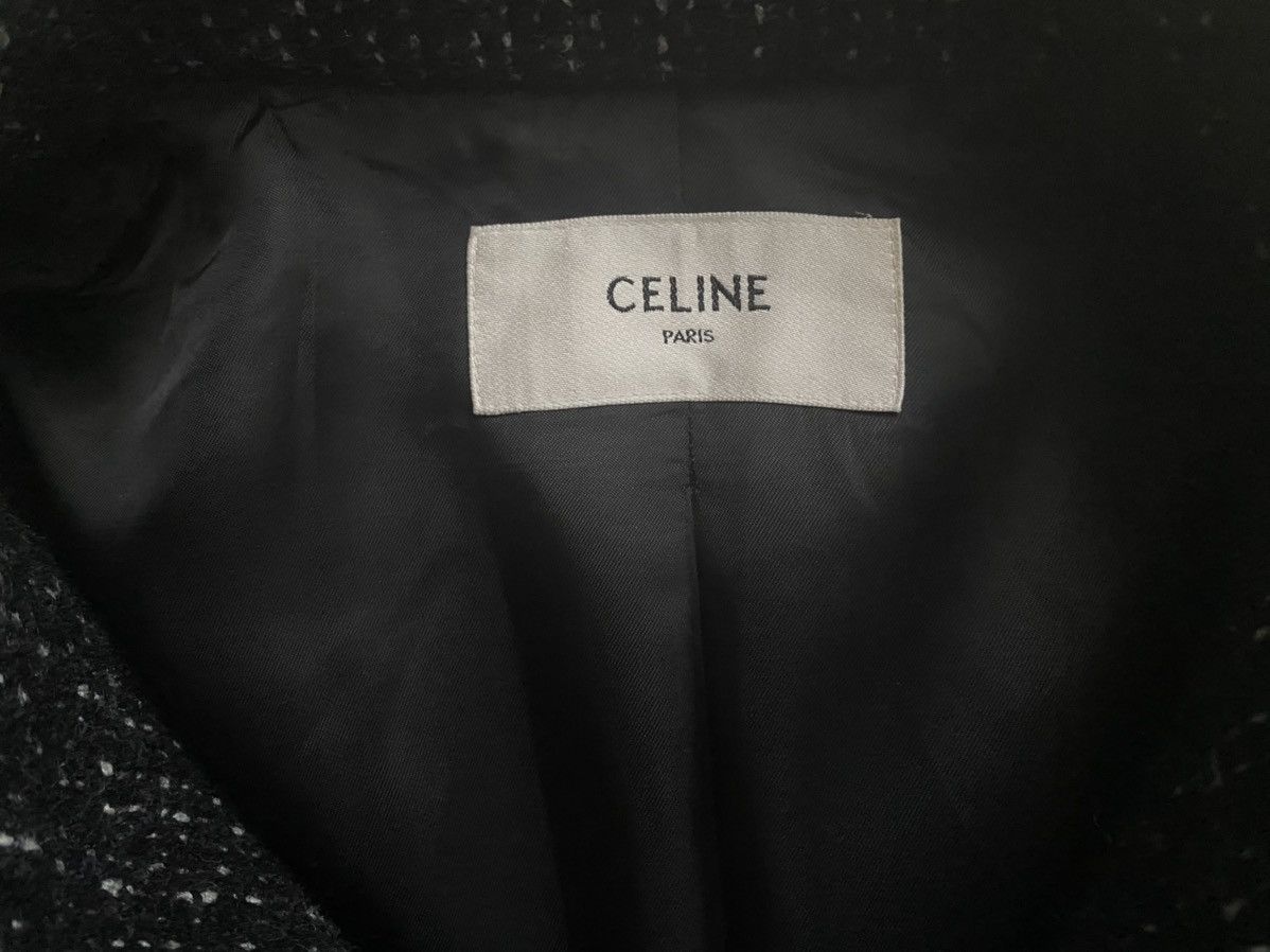 Celine × Hedi Slimane CELINE HEDI SLIMANE ONE OF A KIND WOOL COAT Size US M / EU 48-50 / 2 - 2 Thumbnail