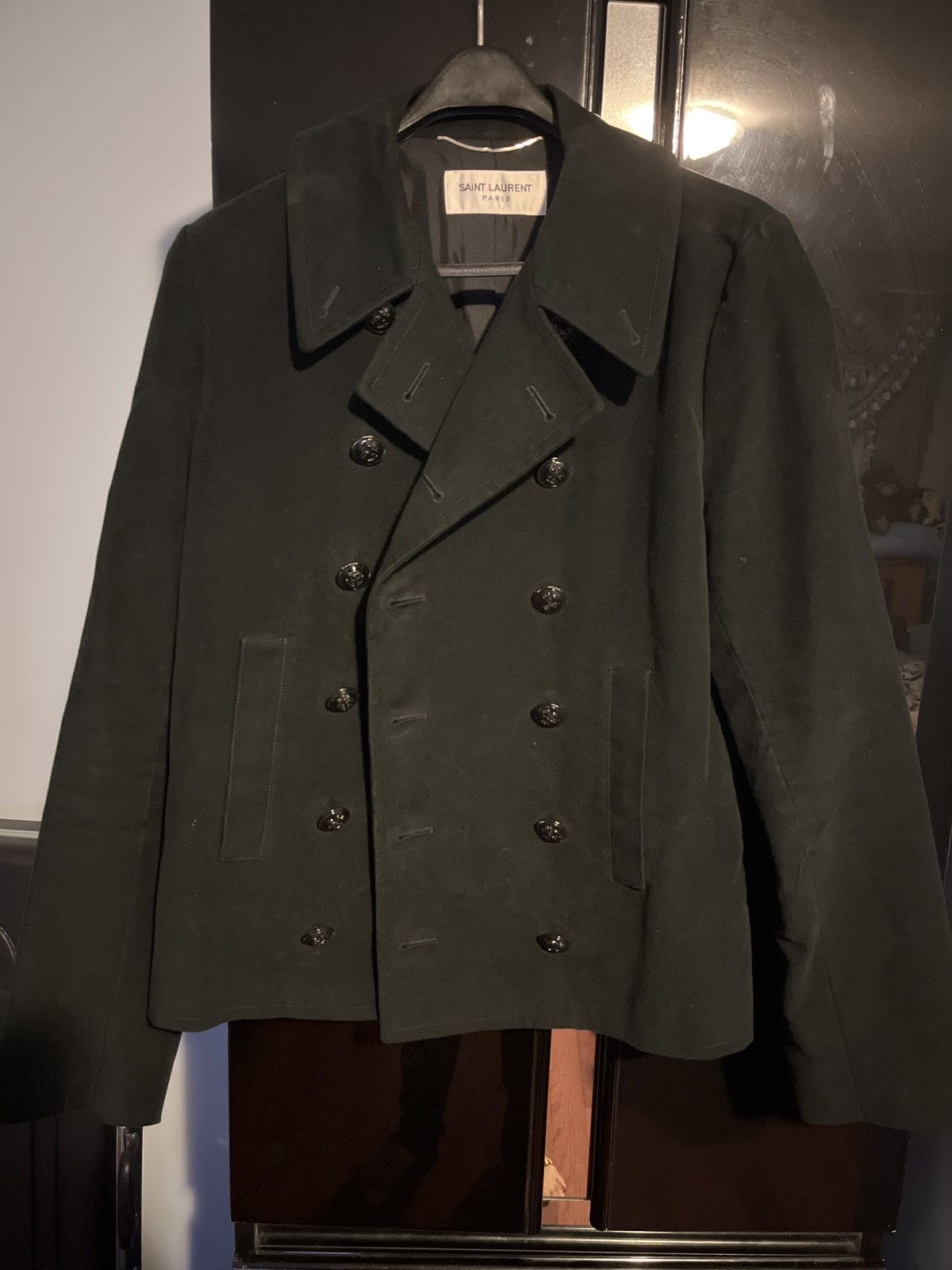 Saint Laurent Paris Hedi Era OG Coat in Null, Men's (Size Medium) Product Image