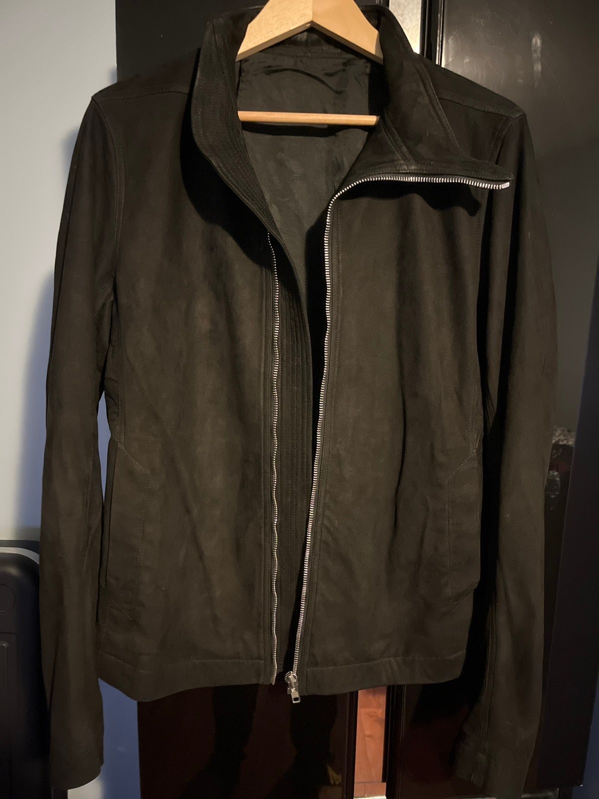 Rick Owens Mainline Suede Jacket (54) in Null, Men's (Size Large) Product Image