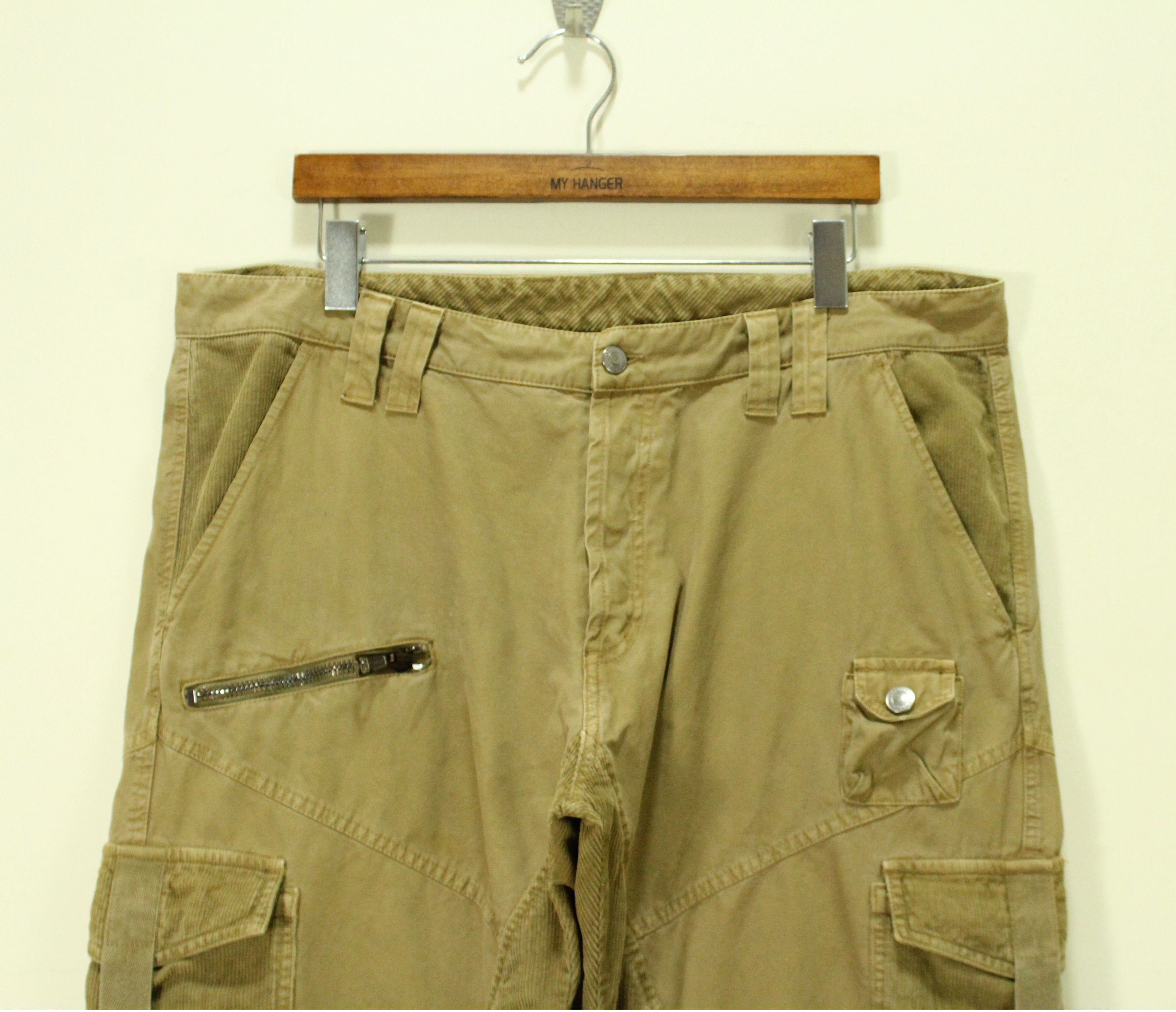 Iceberg ICEBERG Pants Cargos Utility Hybrid Pants Corduroy Size US 38 / EU 54 - 2 Thumbnail