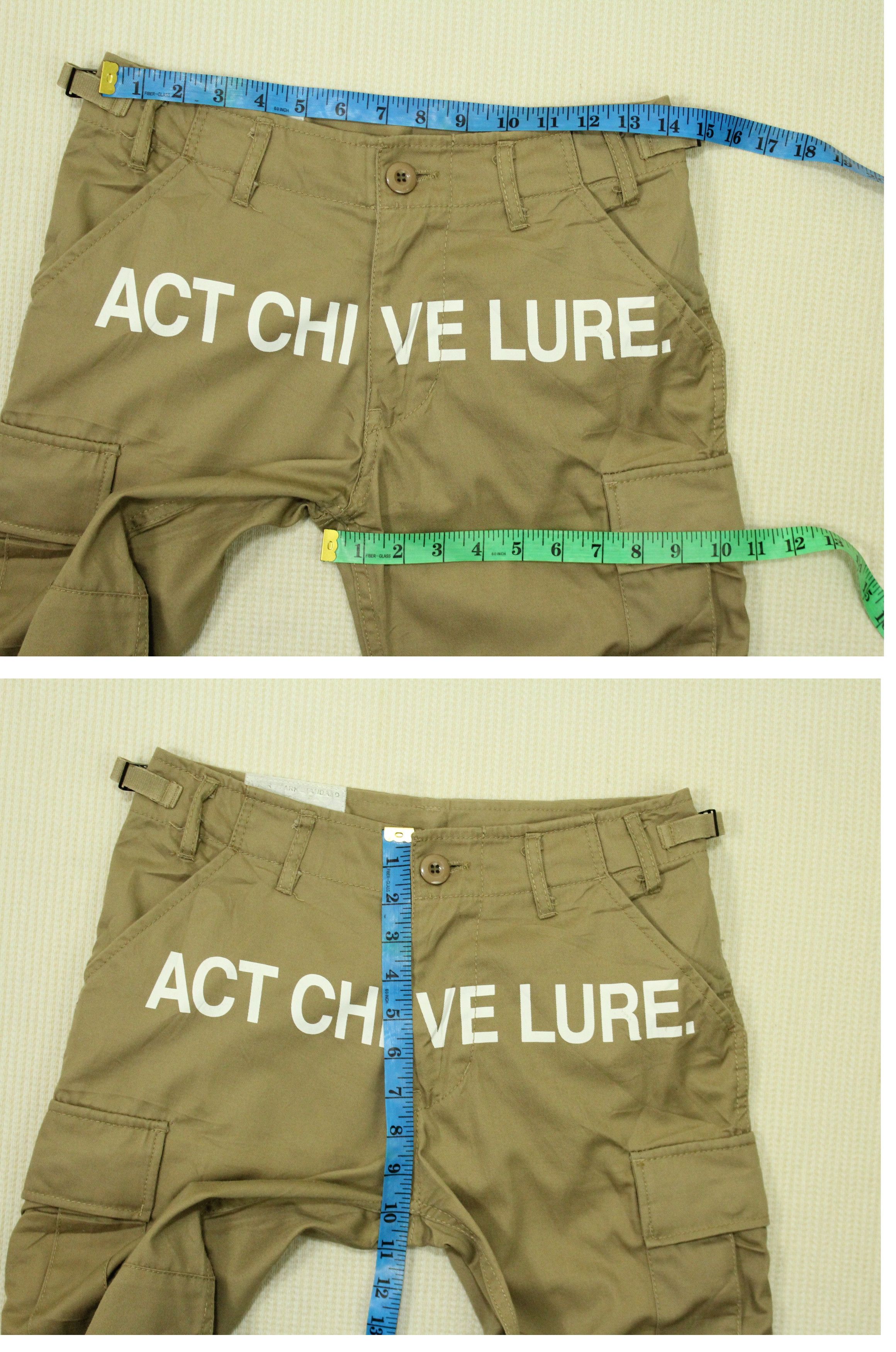 If Six Was Nine × In The Attic × Tornado Mart REDARK Pants Cargo Pocket Tactical Pants Wording Pants Size US 28 / EU 44 - 23 Thumbnail