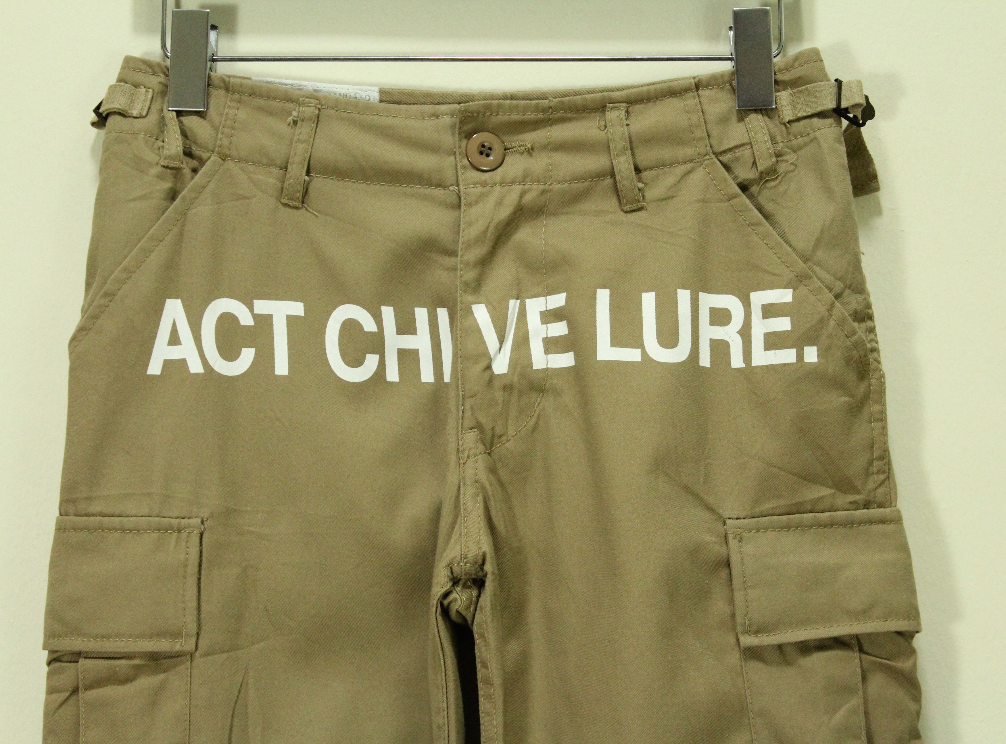 If Six Was Nine × In The Attic × Tornado Mart REDARK Pants Cargo Pocket Tactical Pants Wording Pants Size US 28 / EU 44 - 4 Thumbnail