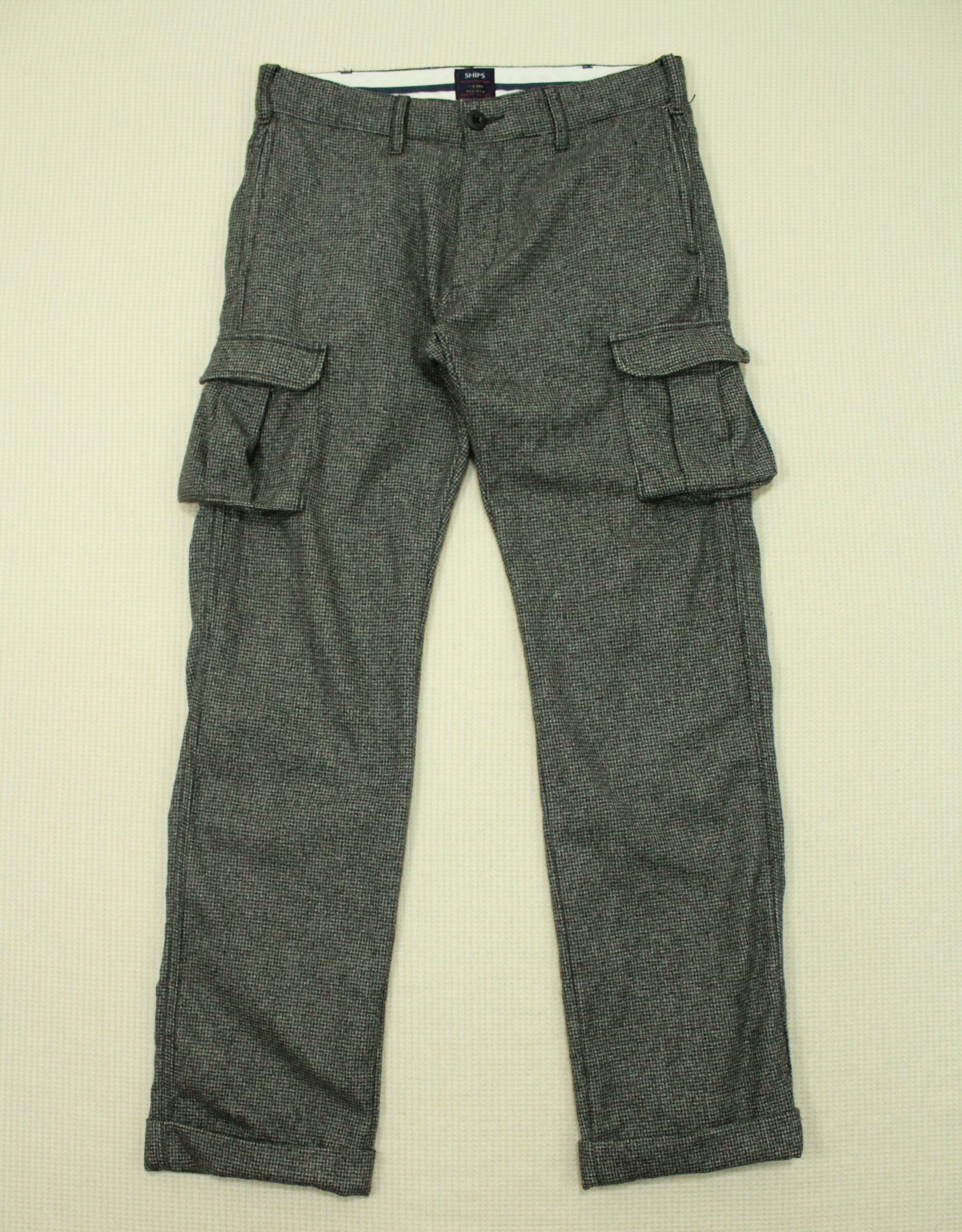 In The Attic × SHIPS × Tornado Mart Wool Blend SHIPS JAPAN Pants Cargos Utility Parachute Size US 30 / EU 46 - 1 Thumbnail