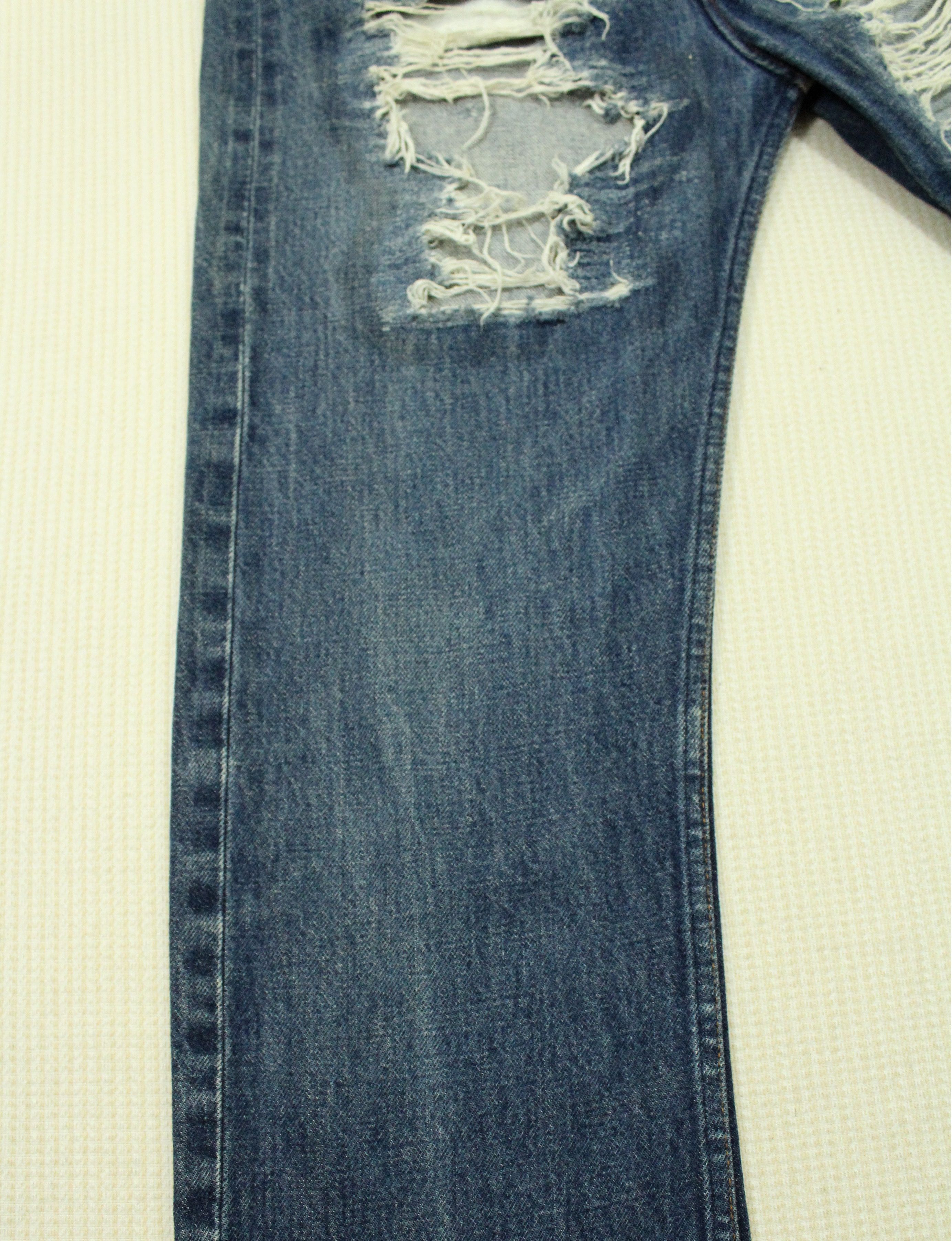 A.P.C. APC Denim Selvedge Distressed Denim Ripped APC Small Size Size US 29 - 5 Thumbnail