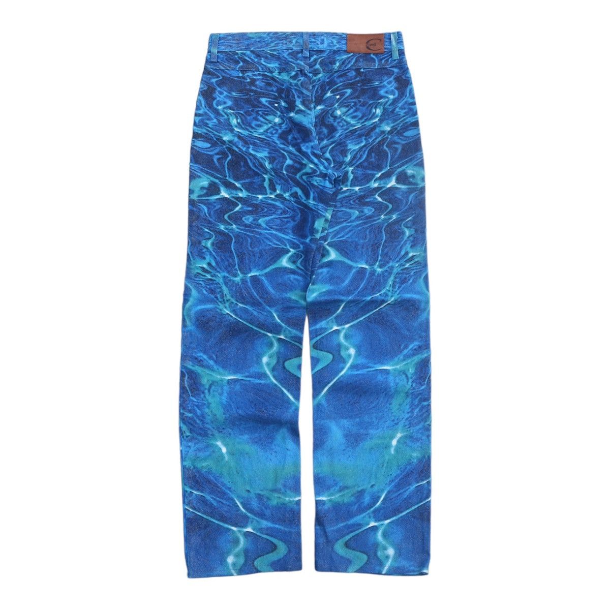 Just Cavalli × Roberto Cavalli Vintage Just Cavalli Printed Aqua Pants Size US 28 / EU 44 - 2 Thumbnail