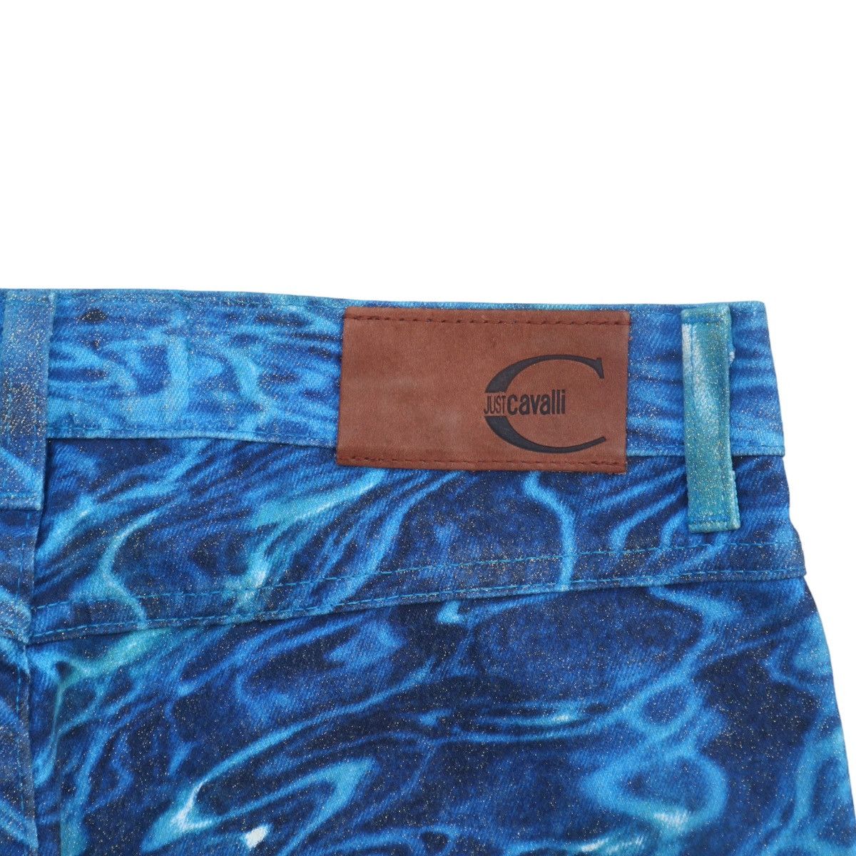Just Cavalli × Roberto Cavalli Vintage Just Cavalli Printed Aqua Pants Size US 28 / EU 44 - 7 Thumbnail