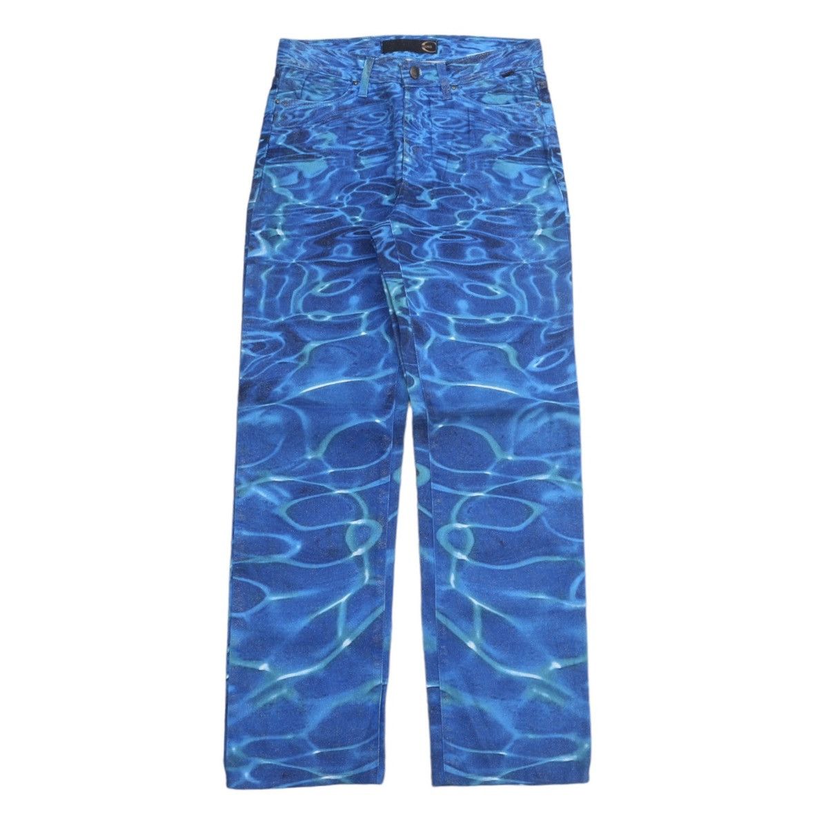 Just Cavalli × Roberto Cavalli Vintage Just Cavalli Printed Aqua Pants Size US 28 / EU 44 - 1 Thumbnail