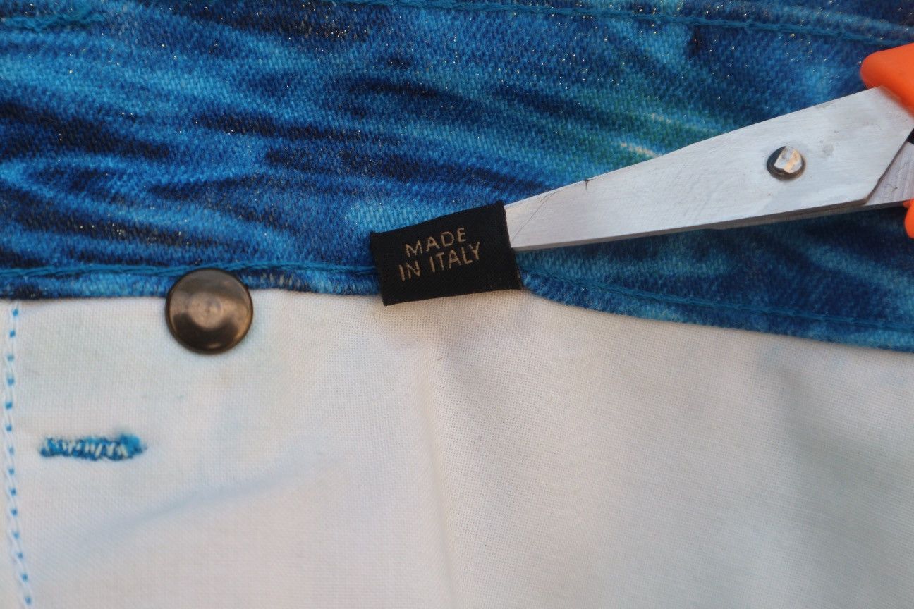 Just Cavalli × Roberto Cavalli Vintage Just Cavalli Printed Aqua Pants Size US 28 / EU 44 - 11 Thumbnail