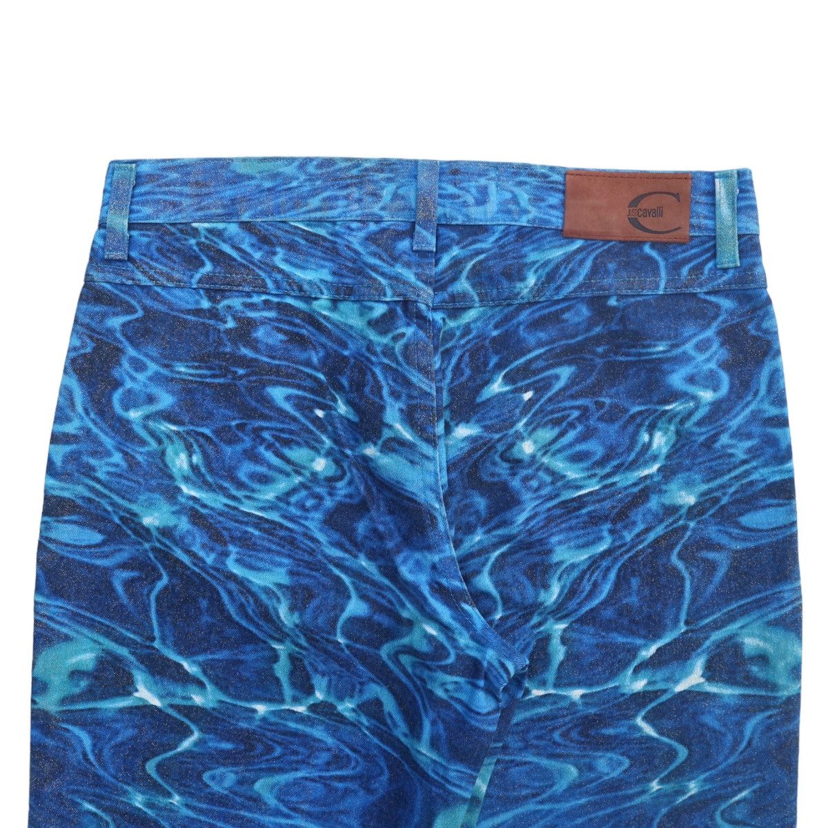 Just Cavalli × Roberto Cavalli Vintage Just Cavalli Printed Aqua Pants Size US 28 / EU 44 - 6 Thumbnail