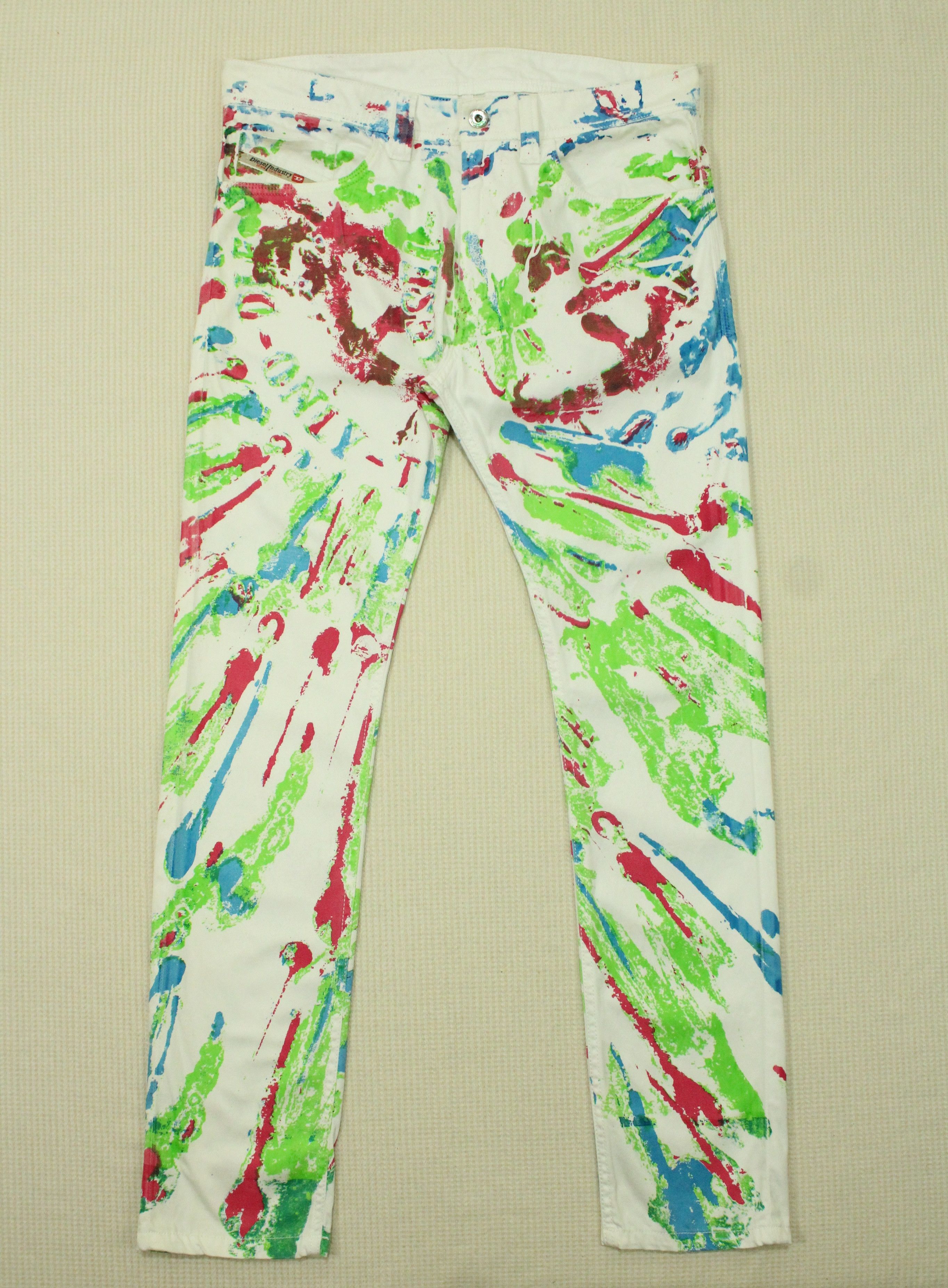 Diesel × Ed Hardy × True Religion DIESEL Pants ALCHEMY Colorful Pants Waist 31" Size US 29 - 14 Thumbnail