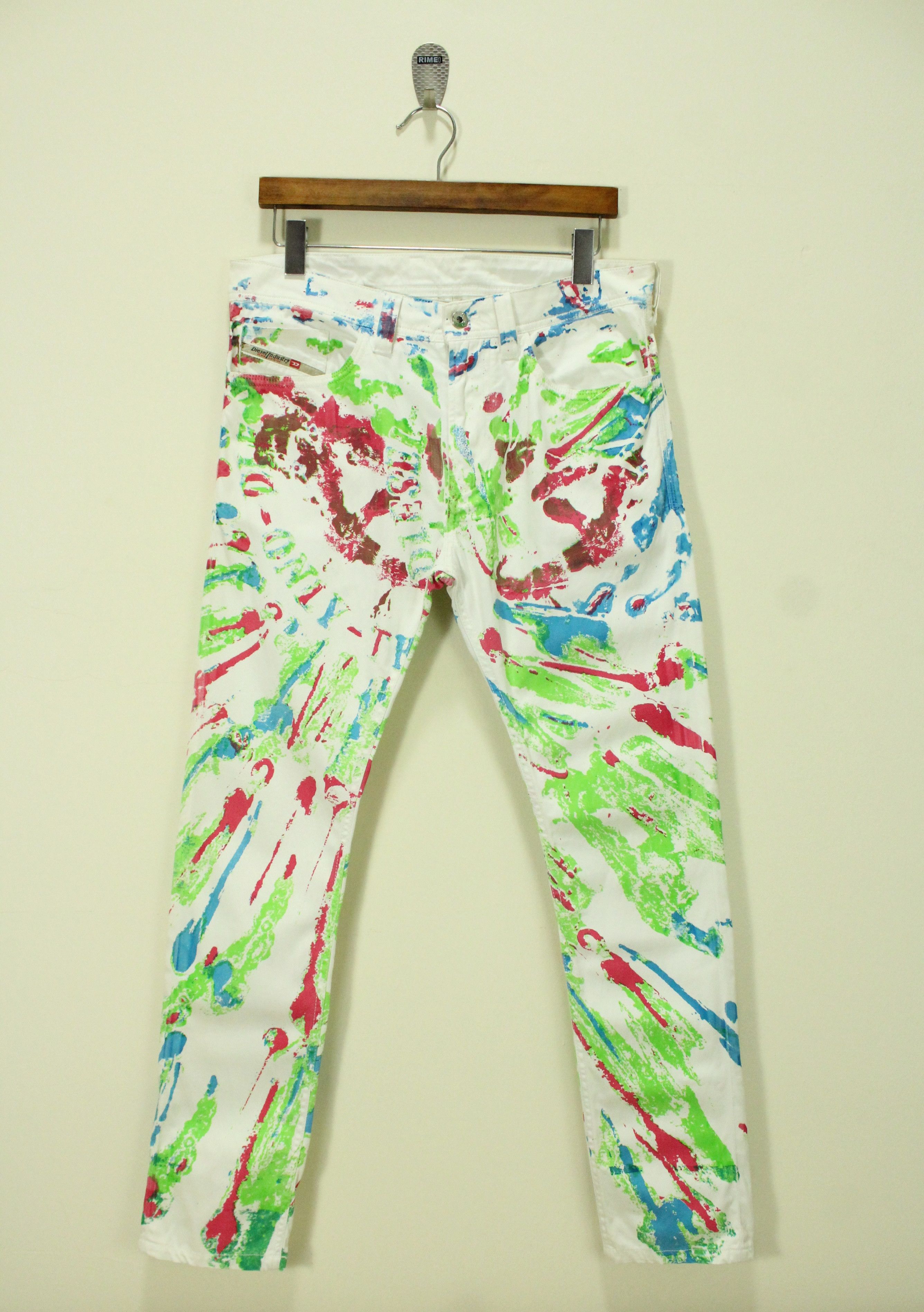 Diesel × Ed Hardy × True Religion DIESEL Pants ALCHEMY Colorful Pants Waist 31" Size US 29 - 1 Thumbnail
