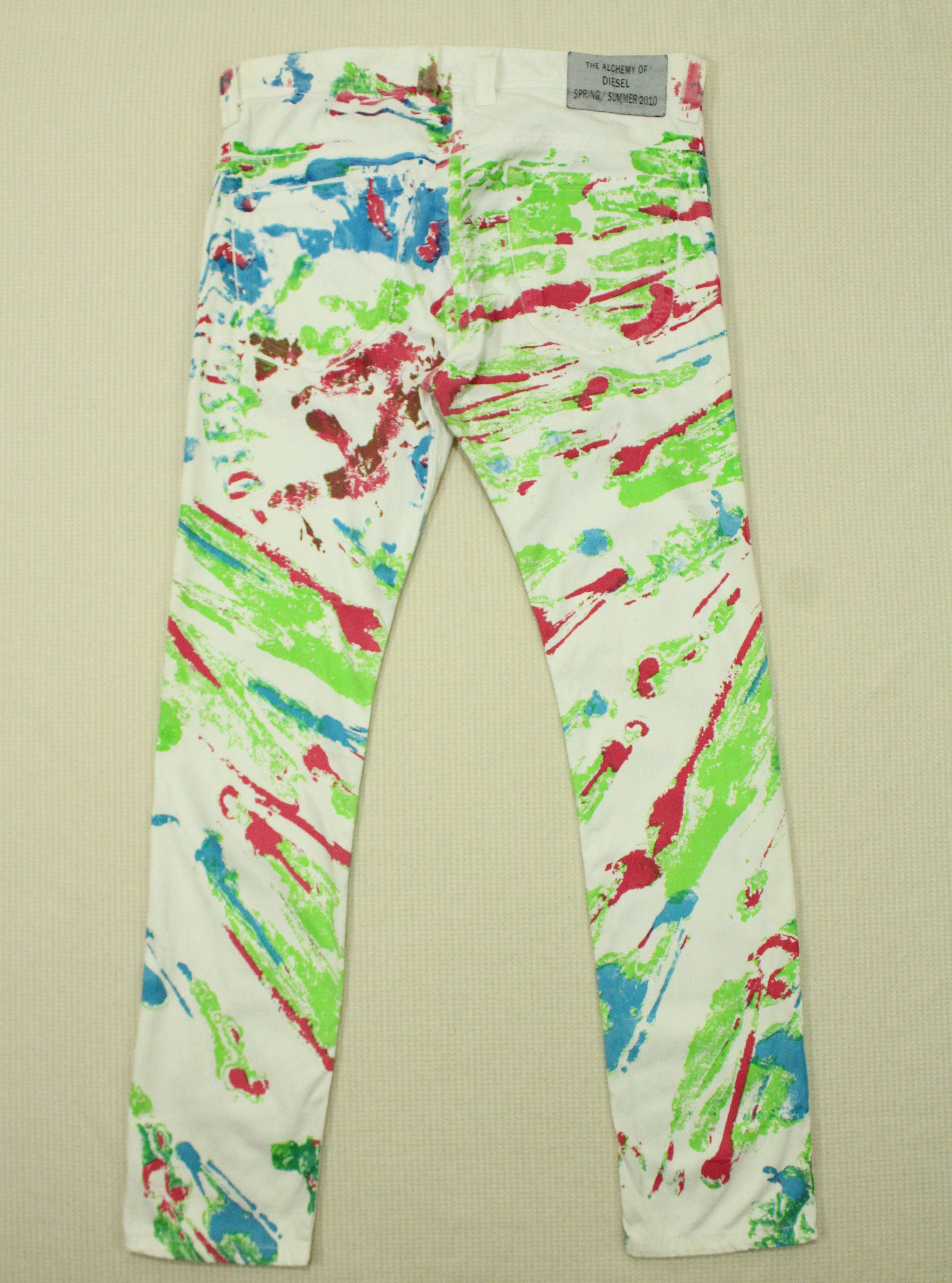 Diesel × Ed Hardy × True Religion DIESEL Pants ALCHEMY Colorful Pants Waist 31" Size US 29 - 15 Thumbnail