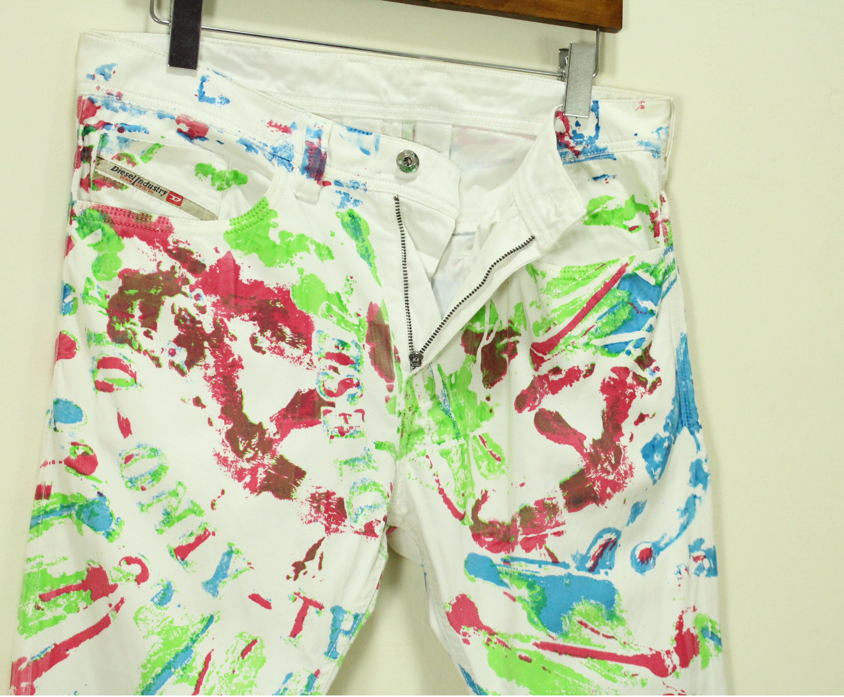 Diesel × Ed Hardy × True Religion DIESEL Pants ALCHEMY Colorful Pants Waist 31" Size US 29 - 13 Thumbnail