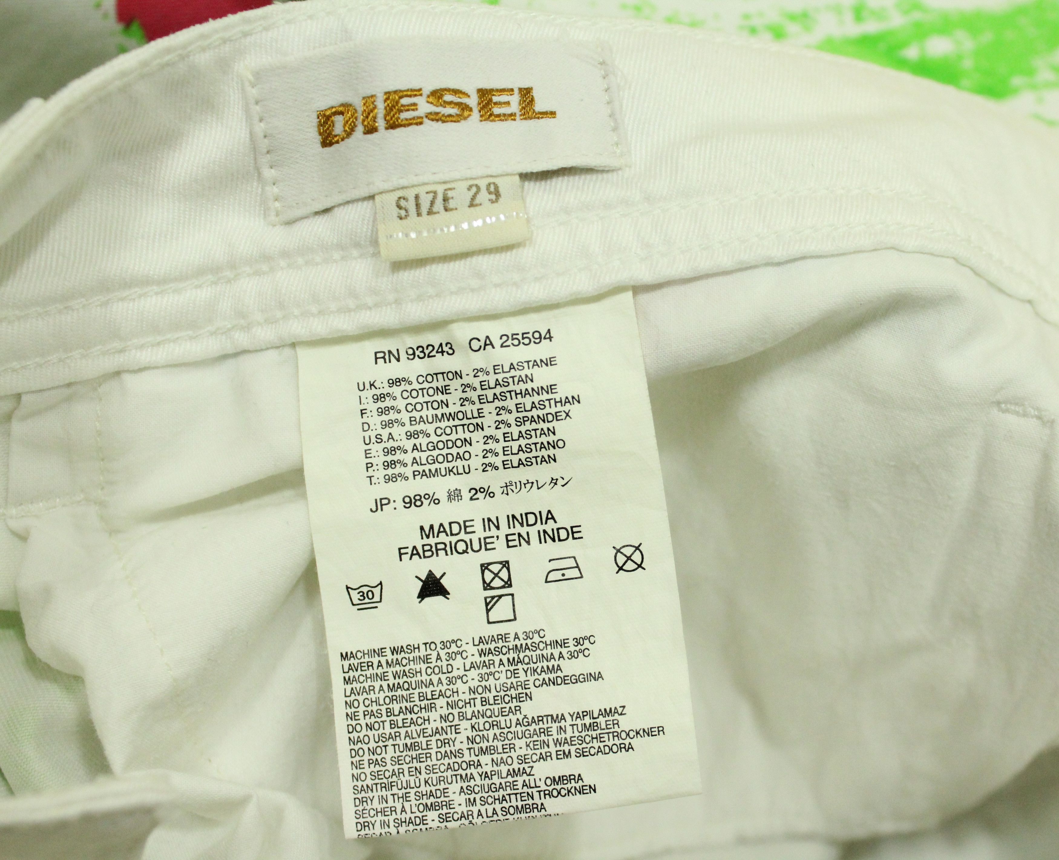 Diesel × Ed Hardy × True Religion DIESEL Pants ALCHEMY Colorful Pants Waist 31" Size US 29 - 18 Thumbnail