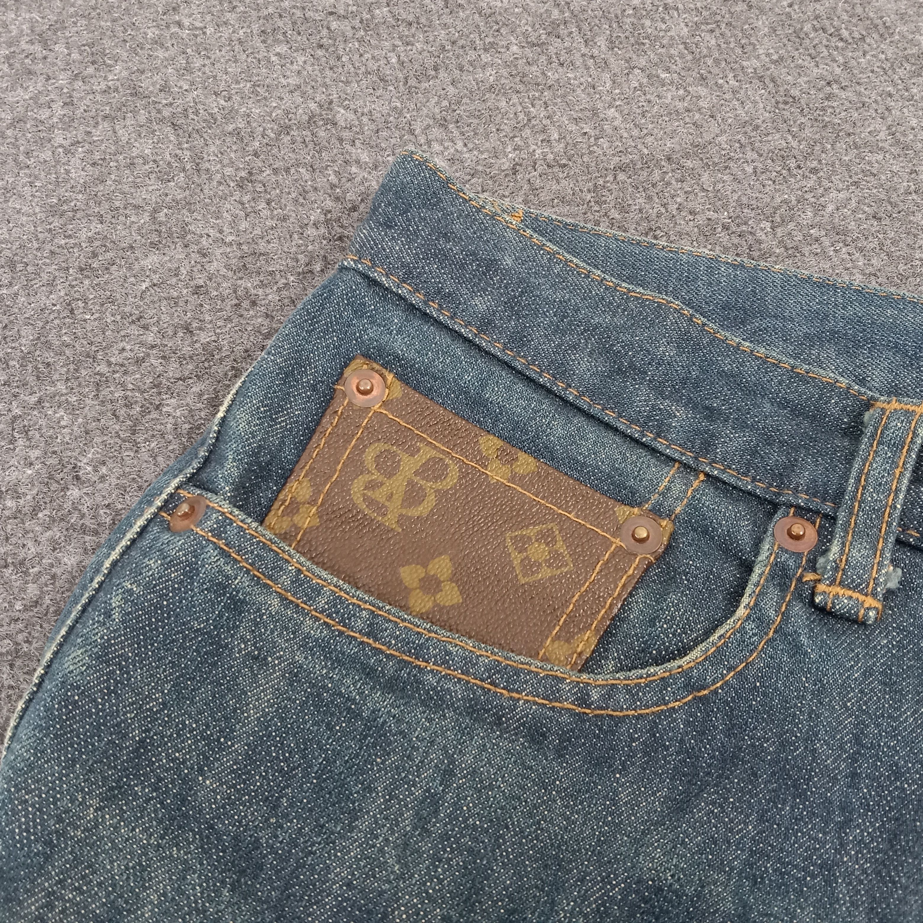 Beams Plus Beams Boy Monogram Pocket Design Denim Jeans Size US 34 / EU 50 - 9 Thumbnail