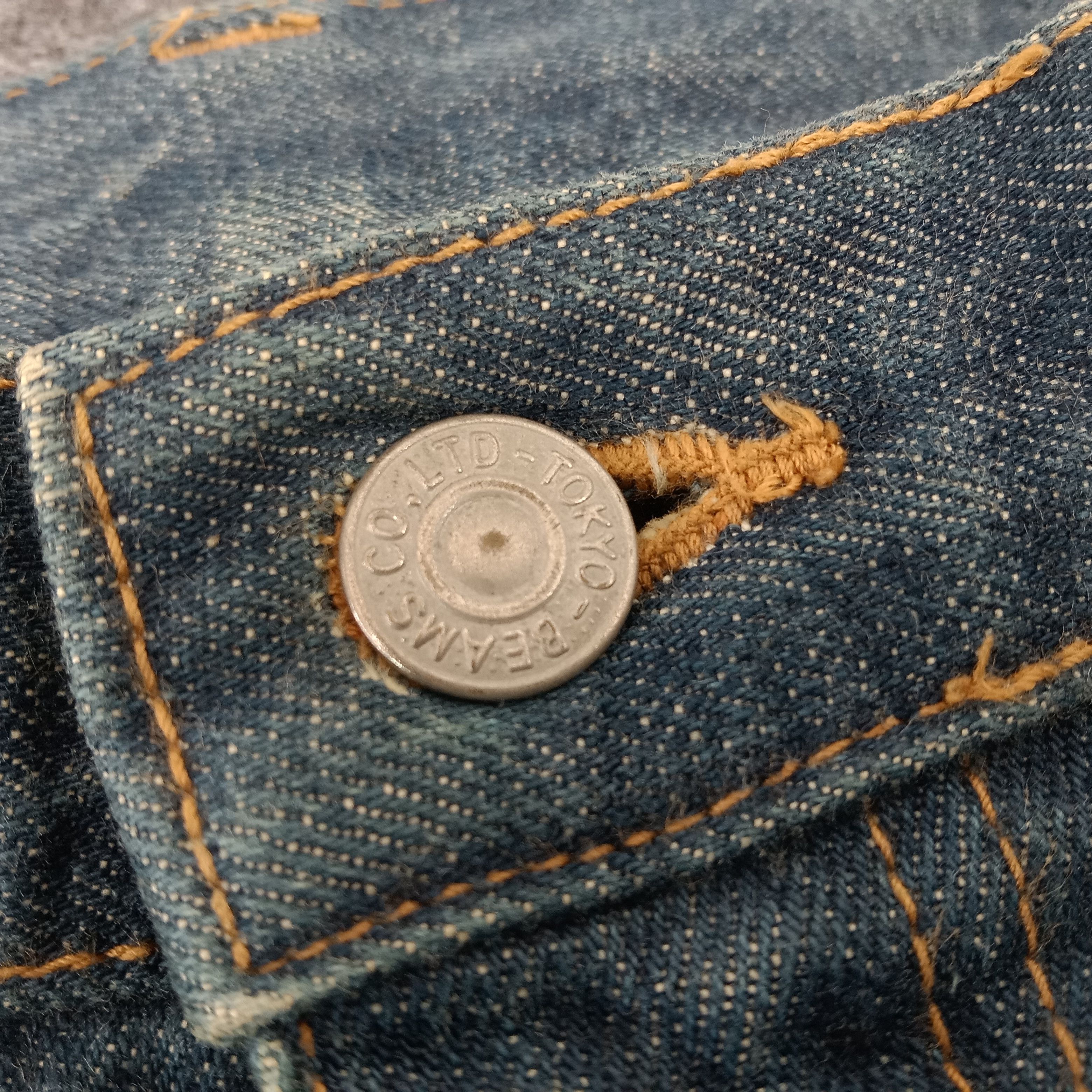 Beams Plus Beams Boy Monogram Pocket Design Denim Jeans Size US 34 / EU 50 - 7 Thumbnail