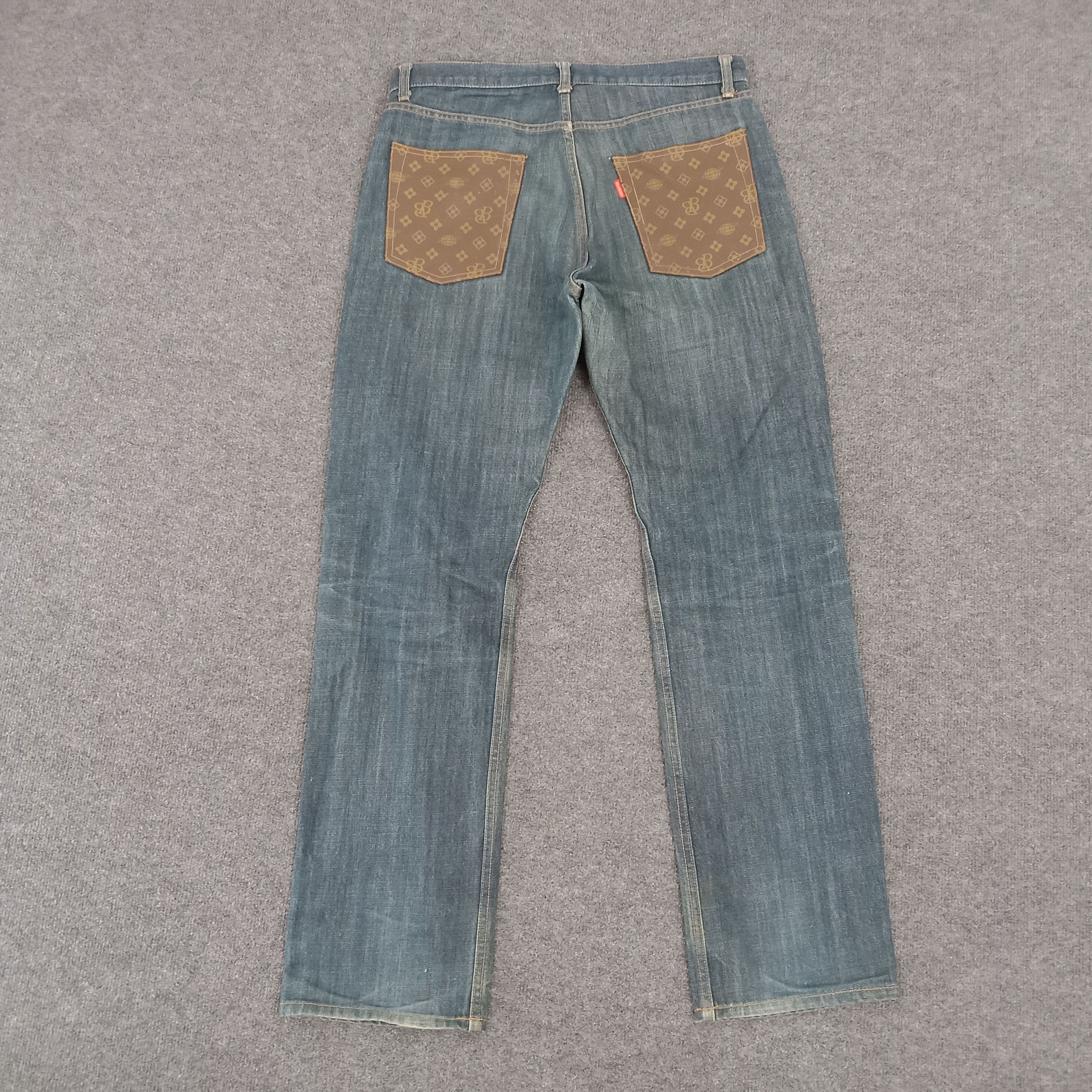 Beams Plus Beams Boy Monogram Pocket Design Denim Jeans Size US 34 / EU 50 - 1 Thumbnail