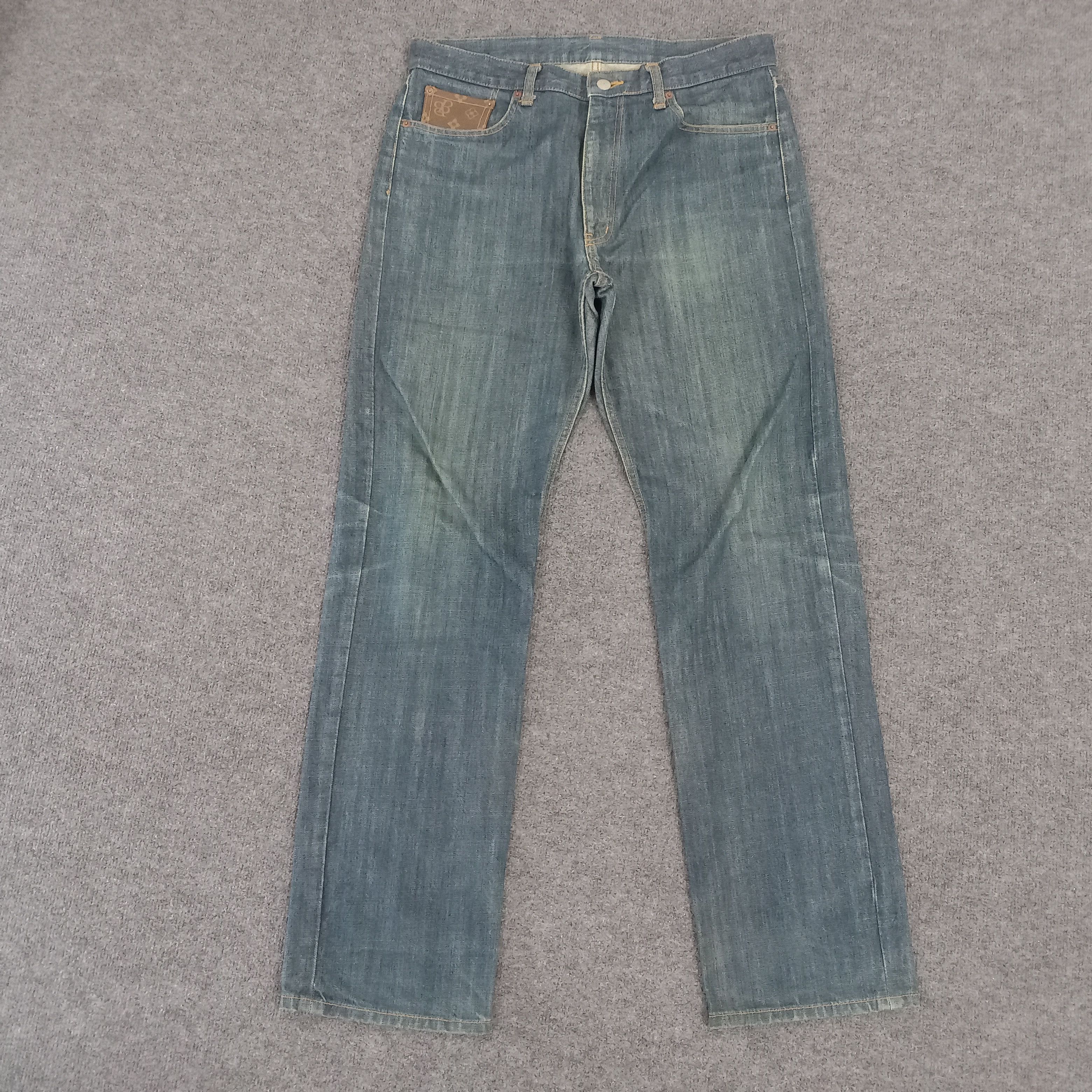 Beams Plus Beams Boy Monogram Pocket Design Denim Jeans Size US 34 / EU 50 - 4 Thumbnail