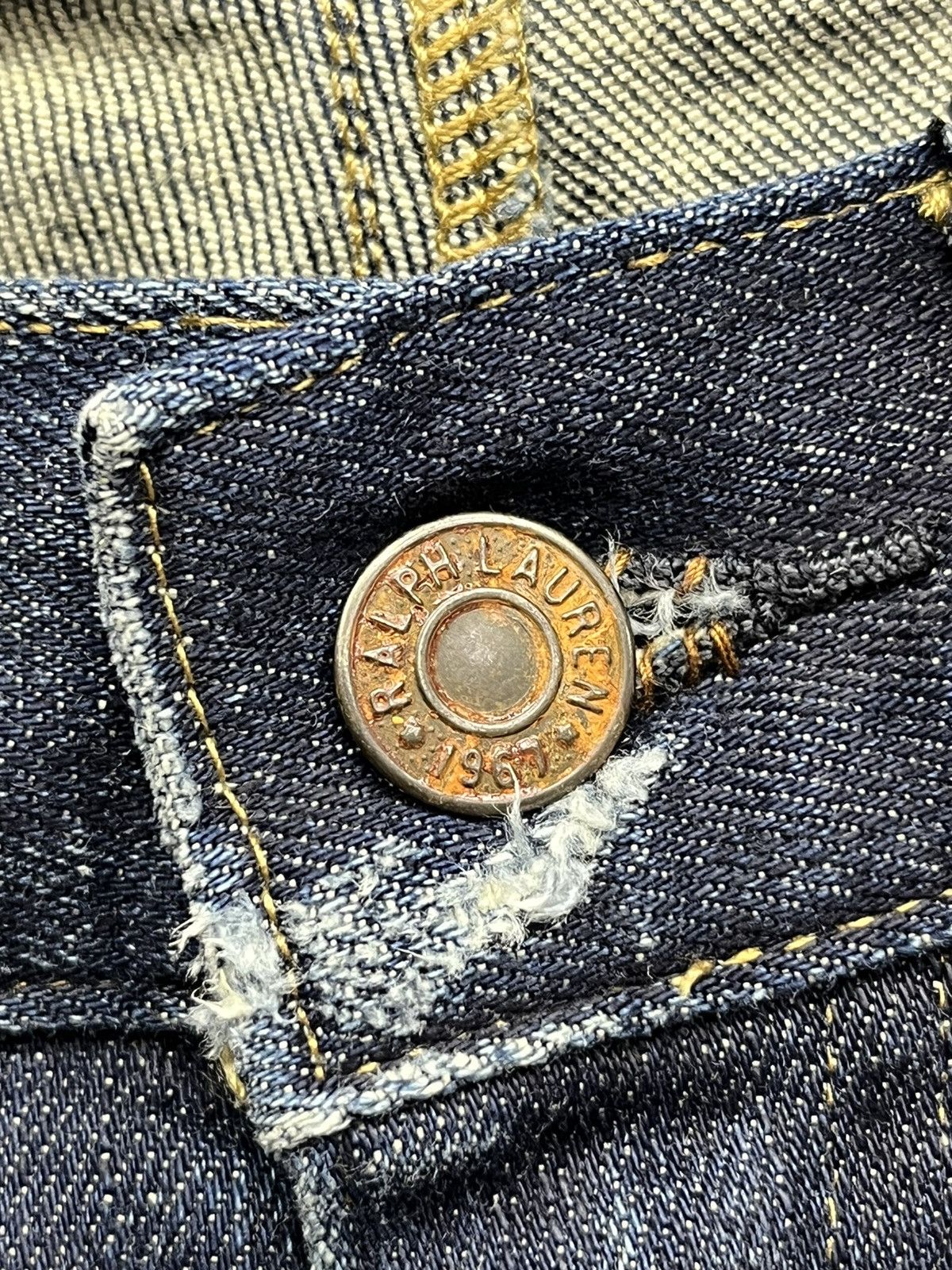 Polo Ralph Lauren POLO RALPH LAUREN TOMPKINS SKINNY Distressed Reworked Denim Size 27" / US 4 / IT 40 - 6 Thumbnail