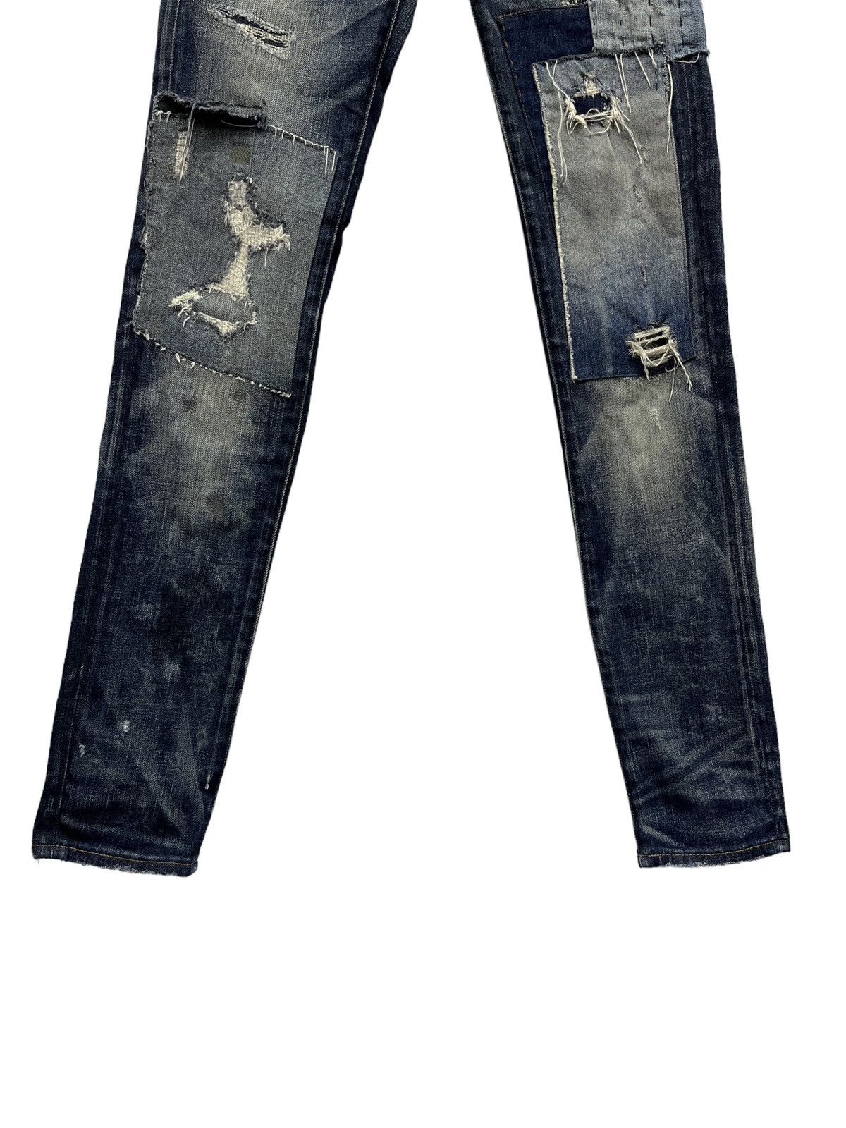 Polo Ralph Lauren POLO RALPH LAUREN TOMPKINS SKINNY Distressed Reworked Denim Size 27" / US 4 / IT 40 - 5 Thumbnail