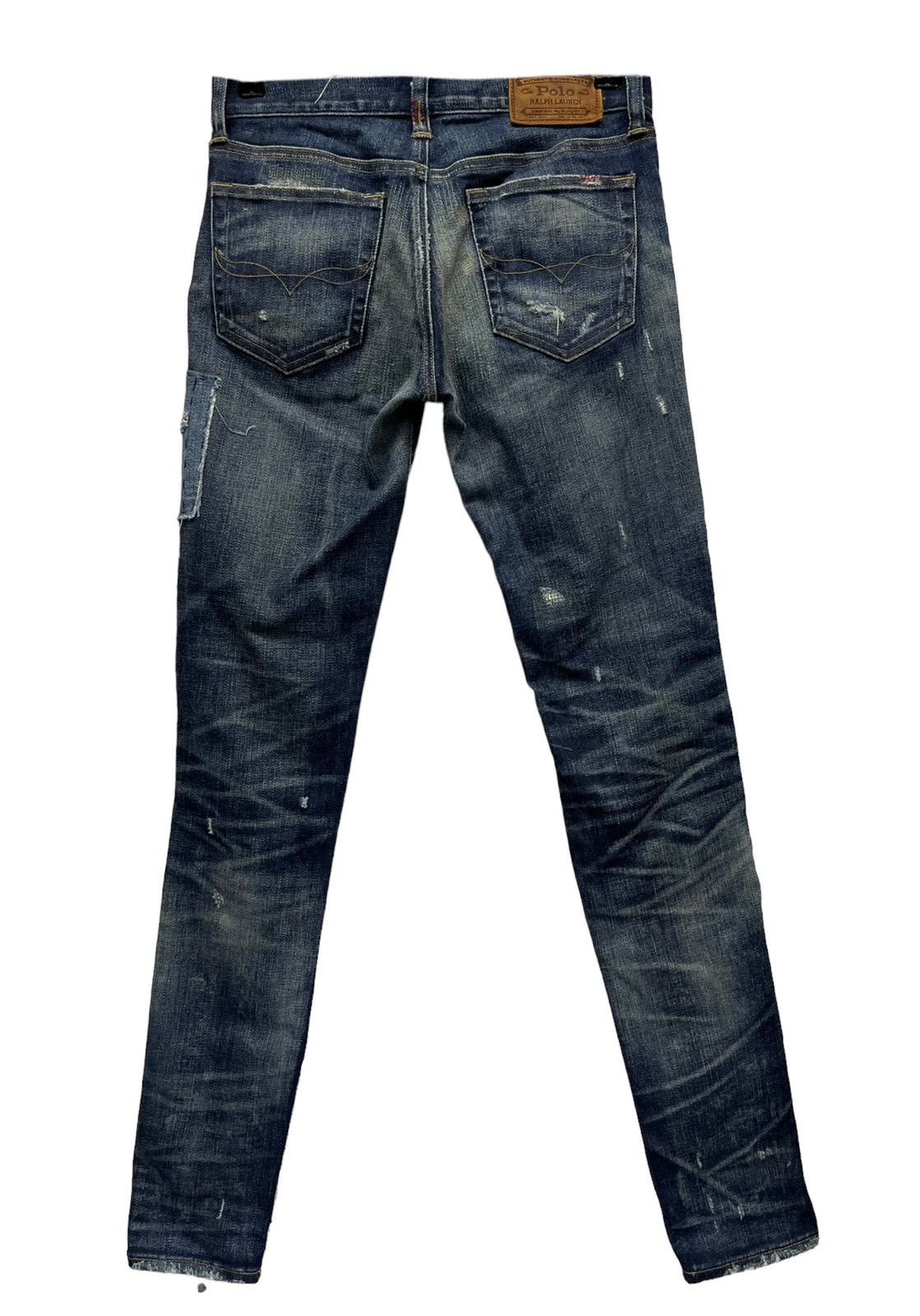 Polo Ralph Lauren POLO RALPH LAUREN TOMPKINS SKINNY Distressed Reworked Denim Size 27" / US 4 / IT 40 - 8 Thumbnail