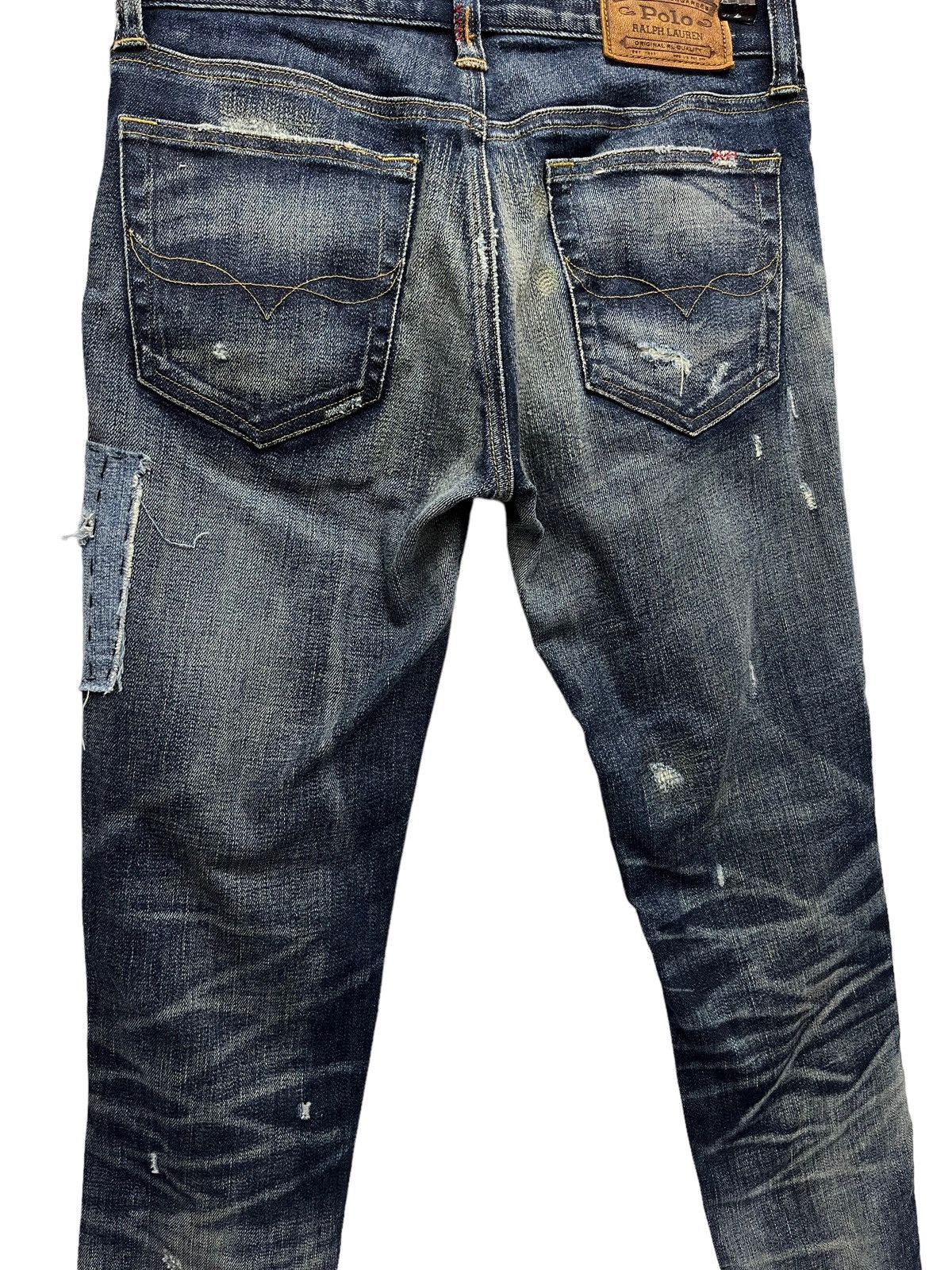 Polo Ralph Lauren POLO RALPH LAUREN TOMPKINS SKINNY Distressed Reworked Denim Size 27" / US 4 / IT 40 - 9 Thumbnail