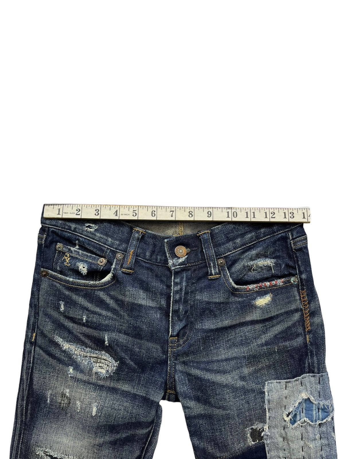 Polo Ralph Lauren POLO RALPH LAUREN TOMPKINS SKINNY Distressed Reworked Denim Size 27" / US 4 / IT 40 - 14 Thumbnail