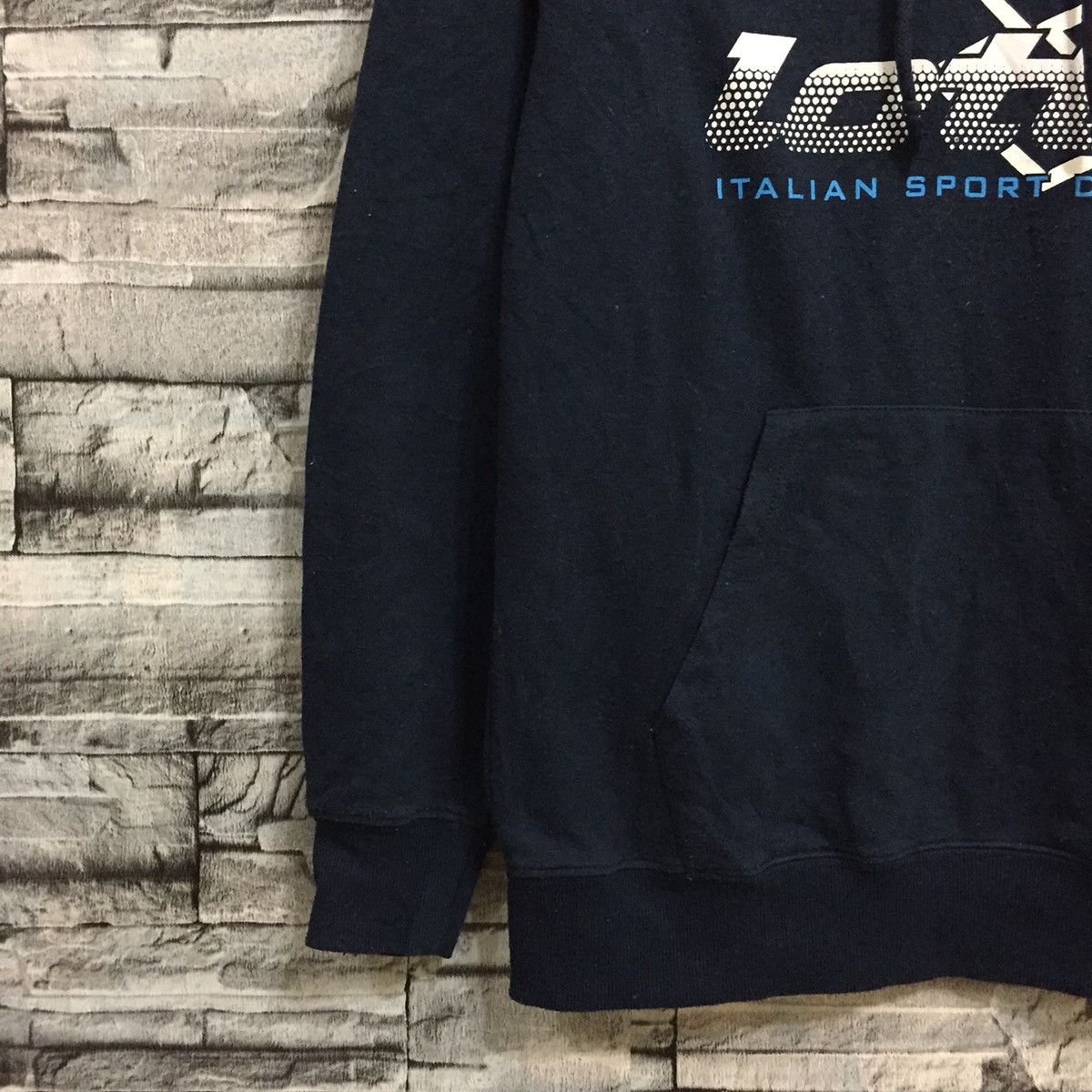Lotto Sport Vintage Lotto hoodie big logo Italian Sport size L Size US L / EU 52-54 / 3 - 5 Thumbnail