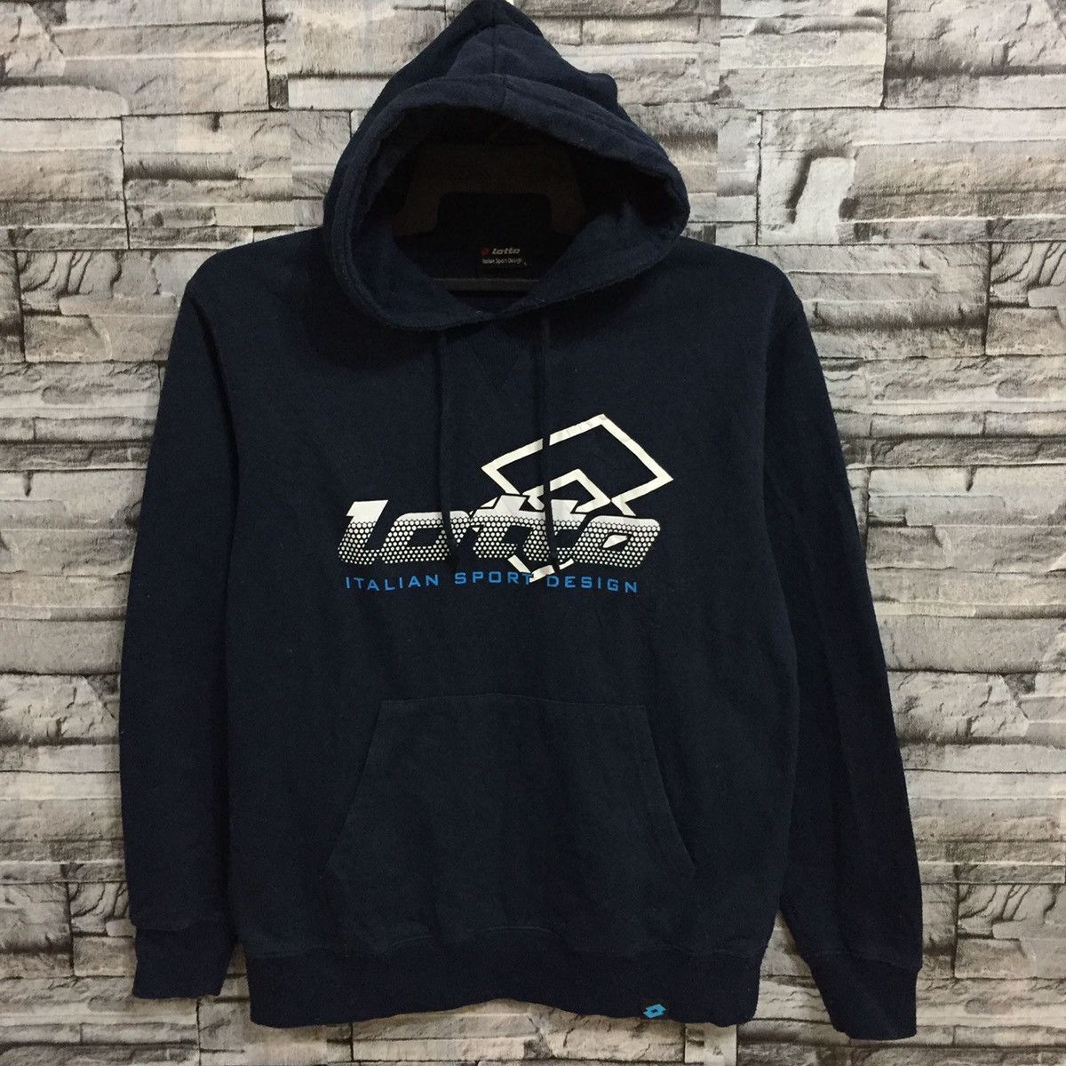 Lotto Sport Vintage Lotto hoodie big logo Italian Sport size L Size US L / EU 52-54 / 3 - 2 Thumbnail
