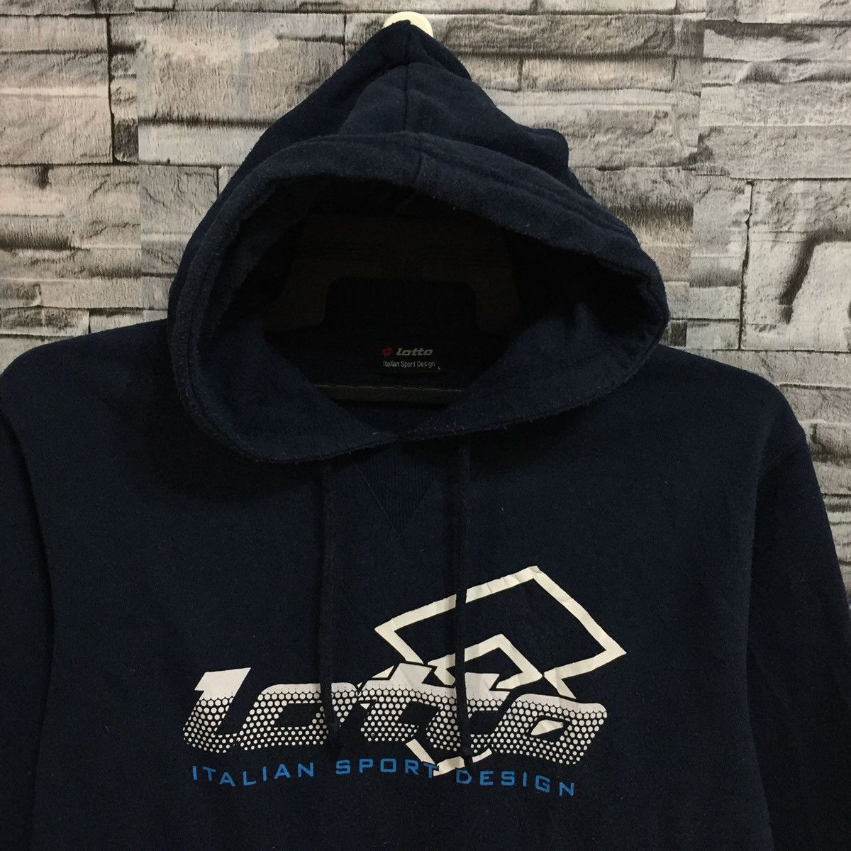 Lotto Sport Vintage Lotto hoodie big logo Italian Sport size L Size US L / EU 52-54 / 3 - 3 Thumbnail