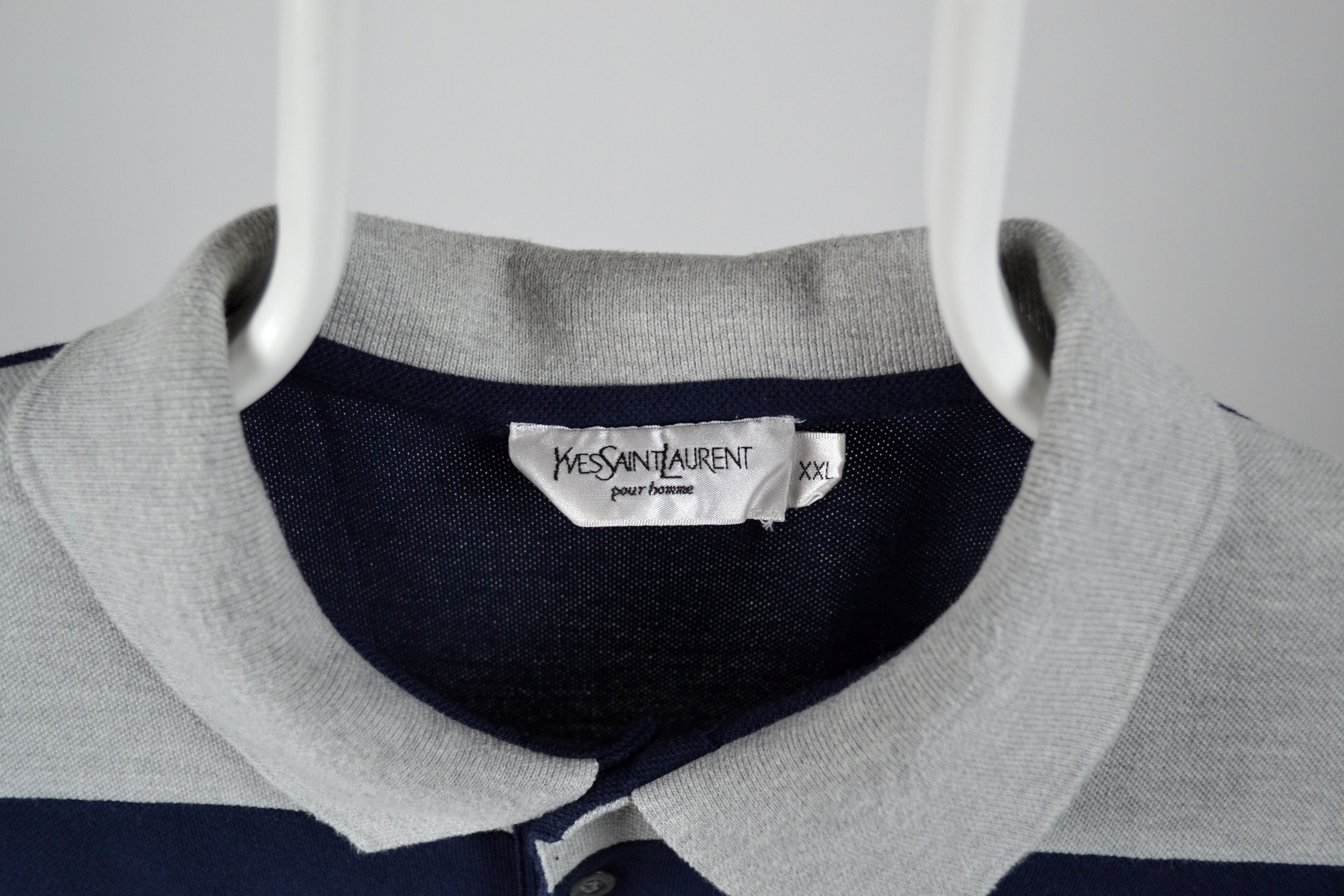Vintage × Yves Saint Laurent YSL Yves Saint Laurent Polo Shirt Vintage Size US XXL / EU 58 / 5 - 5 Thumbnail