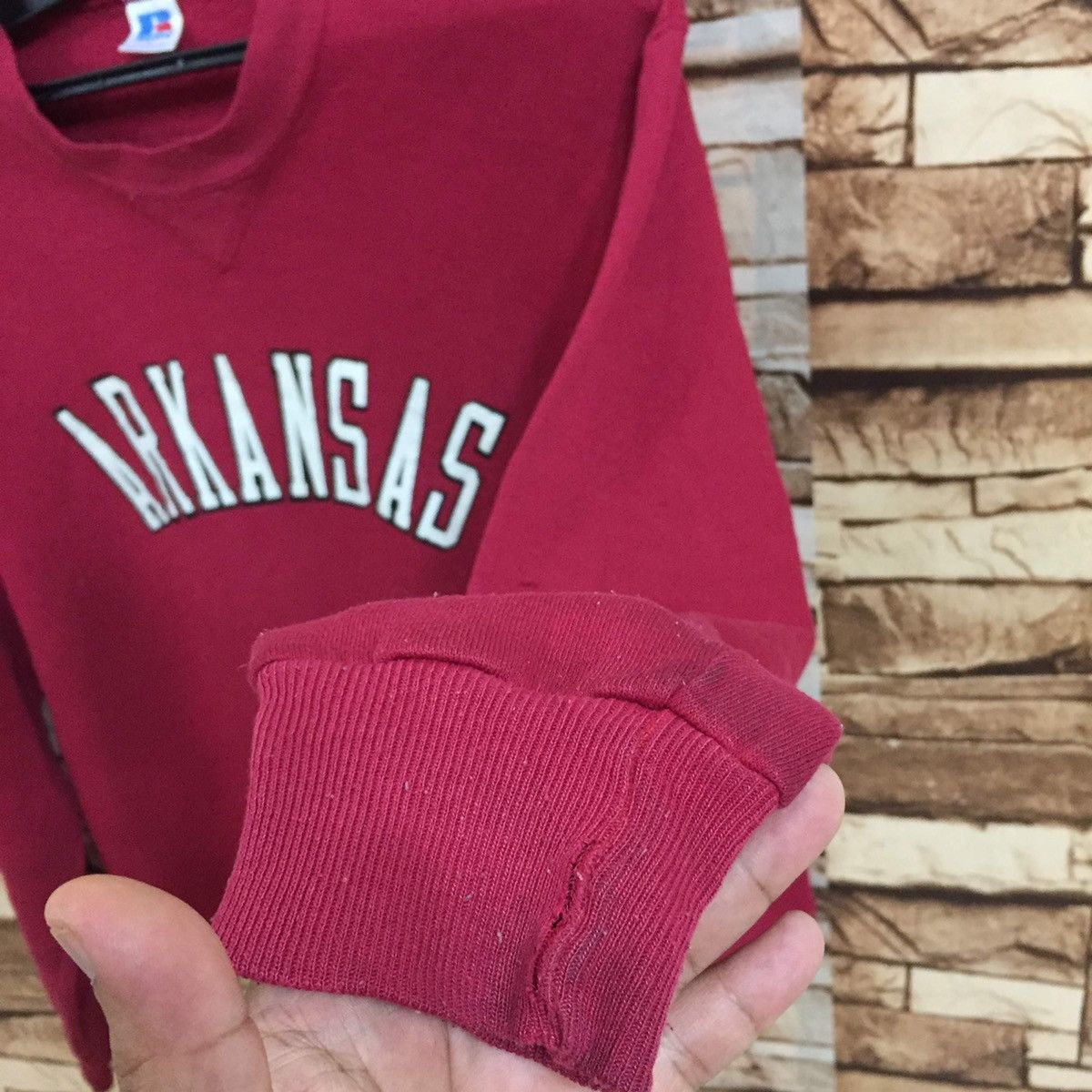 Russell Athletic Vintage Russell spellout ARKANSAS size L Size US L / EU 52-54 / 3 - 9 Thumbnail
