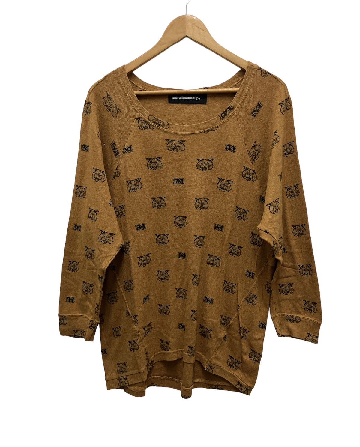 mercibeaucoup Mercibeaucoup Full Print Raglan Long Sleeve Shirt Size L / US 10 / IT 46 - 1 Thumbnail