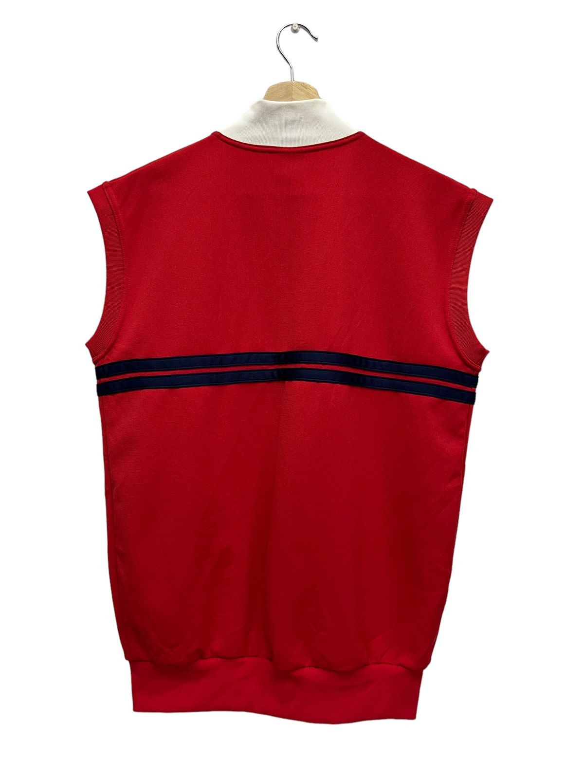 Sergio Tacchini × Vintage Vintage 90’s SERGIO TACCHINI Sleeveless Poly-Cotton Jacket Size US S / EU 44-46 / 1 - 3 Thumbnail