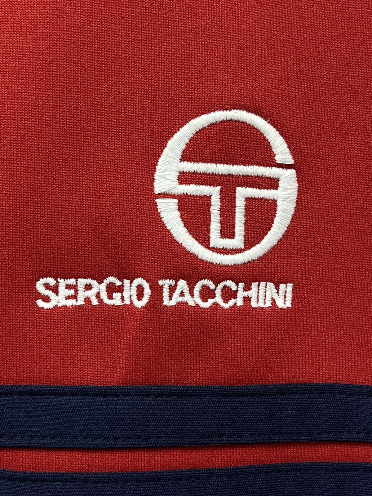 Sergio Tacchini × Vintage Vintage 90’s SERGIO TACCHINI Sleeveless Poly-Cotton Jacket Size US S / EU 44-46 / 1 - 5 Thumbnail