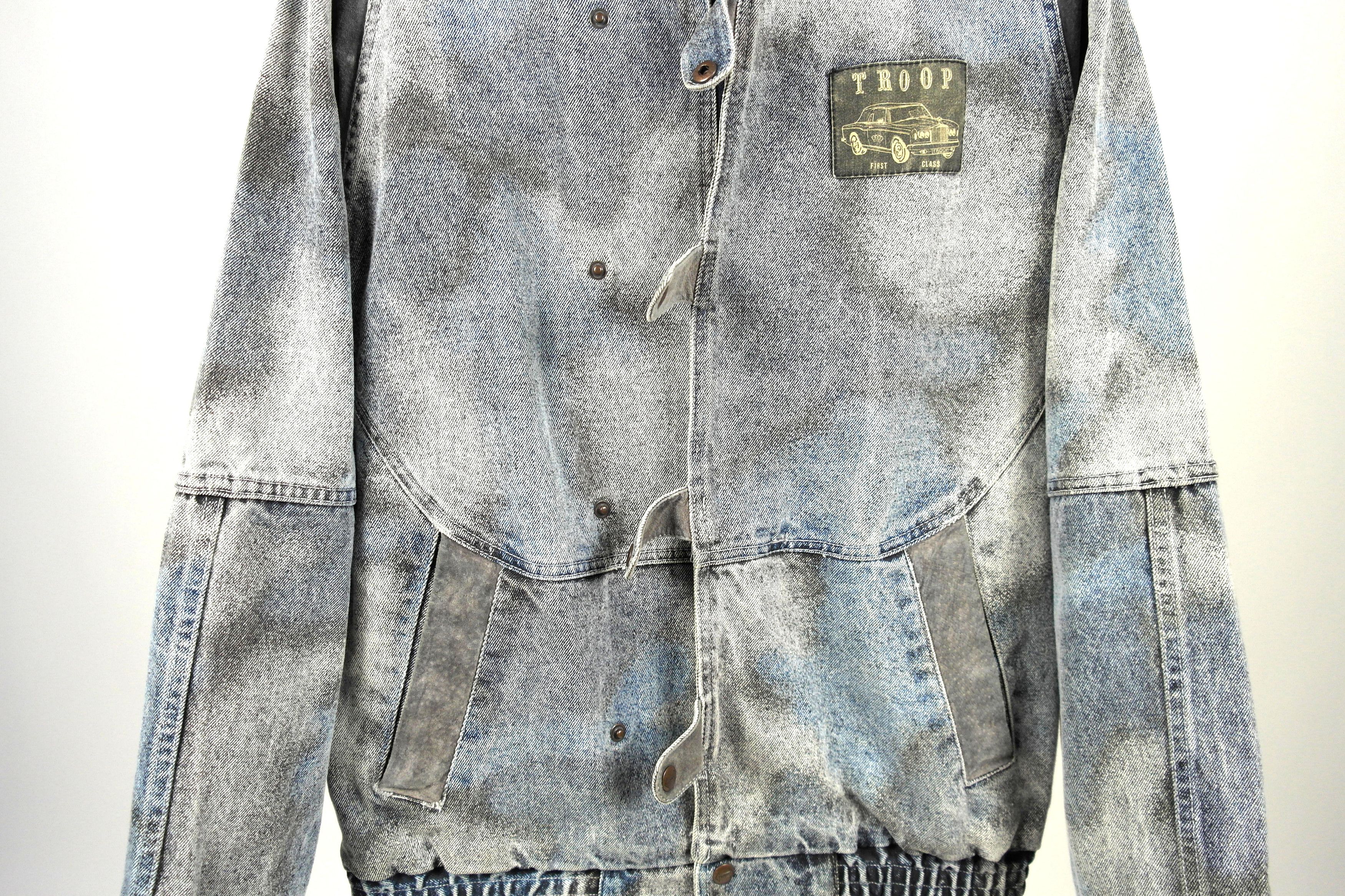 Troop Vintage Troop 80s Denim Jacket Size US S / EU 44-46 / 1 - 7 Thumbnail