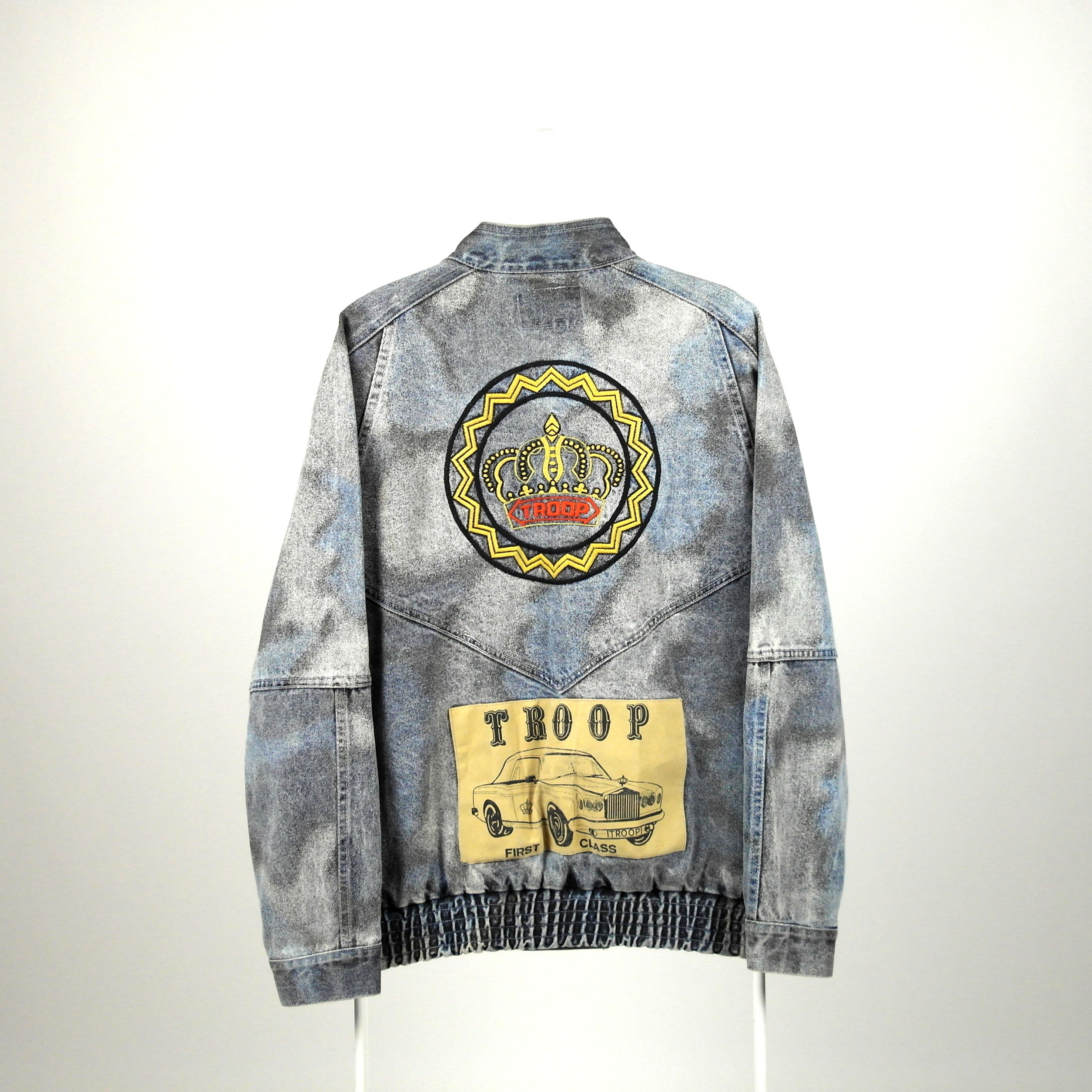 Troop Vintage Troop 80s Denim Jacket Size US S / EU 44-46 / 1 - 1 Thumbnail