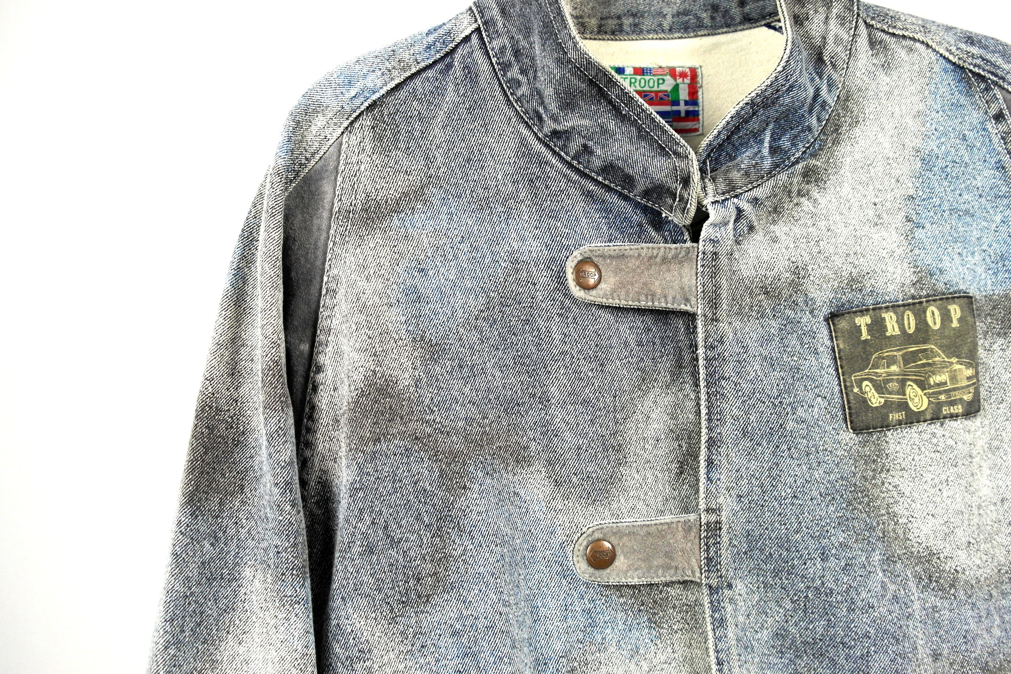 Troop Vintage Troop 80s Denim Jacket Size US S / EU 44-46 / 1 - 5 Thumbnail