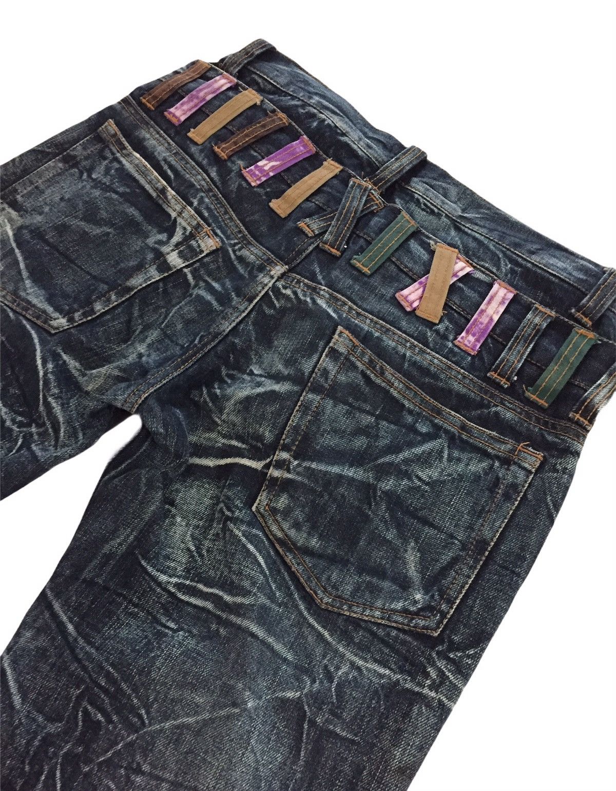 Japanese Brand Nylaus Clothing Japan Denim Design Size US 33 - 7 Thumbnail