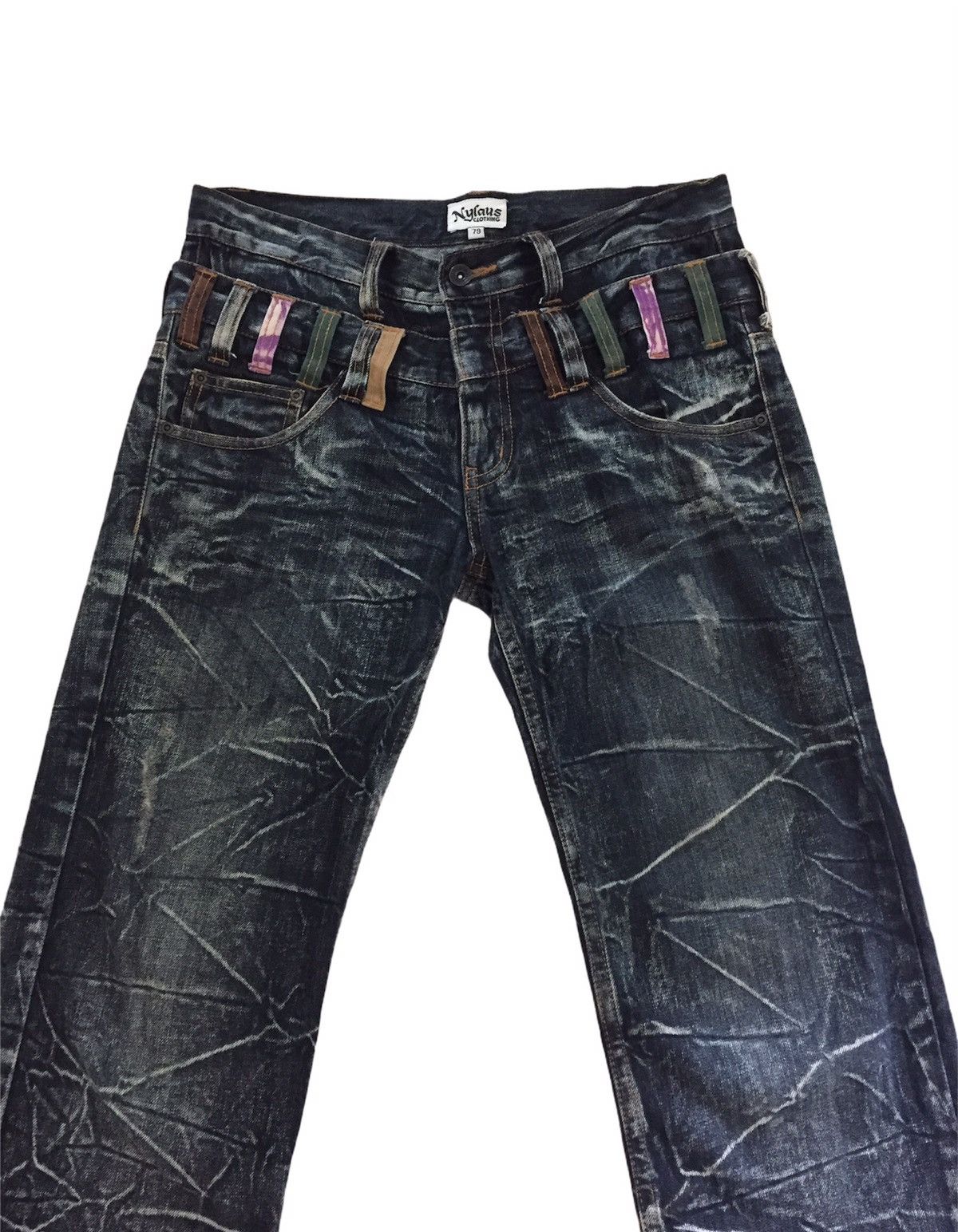 Japanese Brand Nylaus Clothing Japan Denim Design Size US 33 - 2 Thumbnail