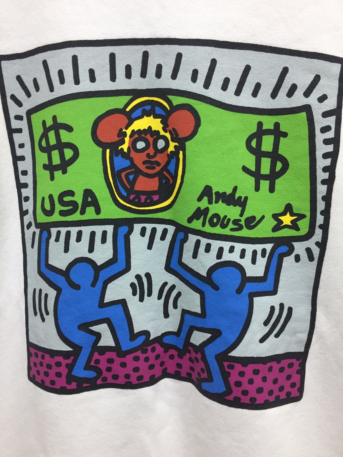 Andy Warhol Keith Haring X Andy Warhol X Japanese Brand Sweatshirt Size US M / EU 48-50 / 2 - 3 Thumbnail