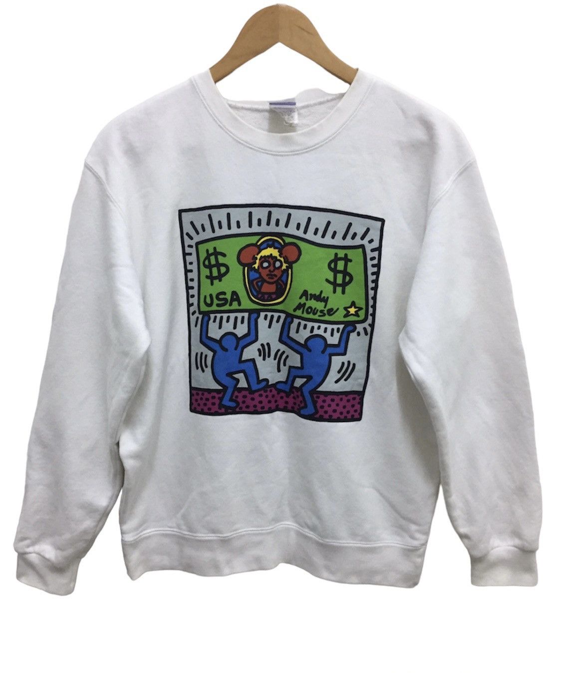 Andy Warhol Keith Haring X Andy Warhol X Japanese Brand Sweatshirt Size US M / EU 48-50 / 2 - 1 Thumbnail