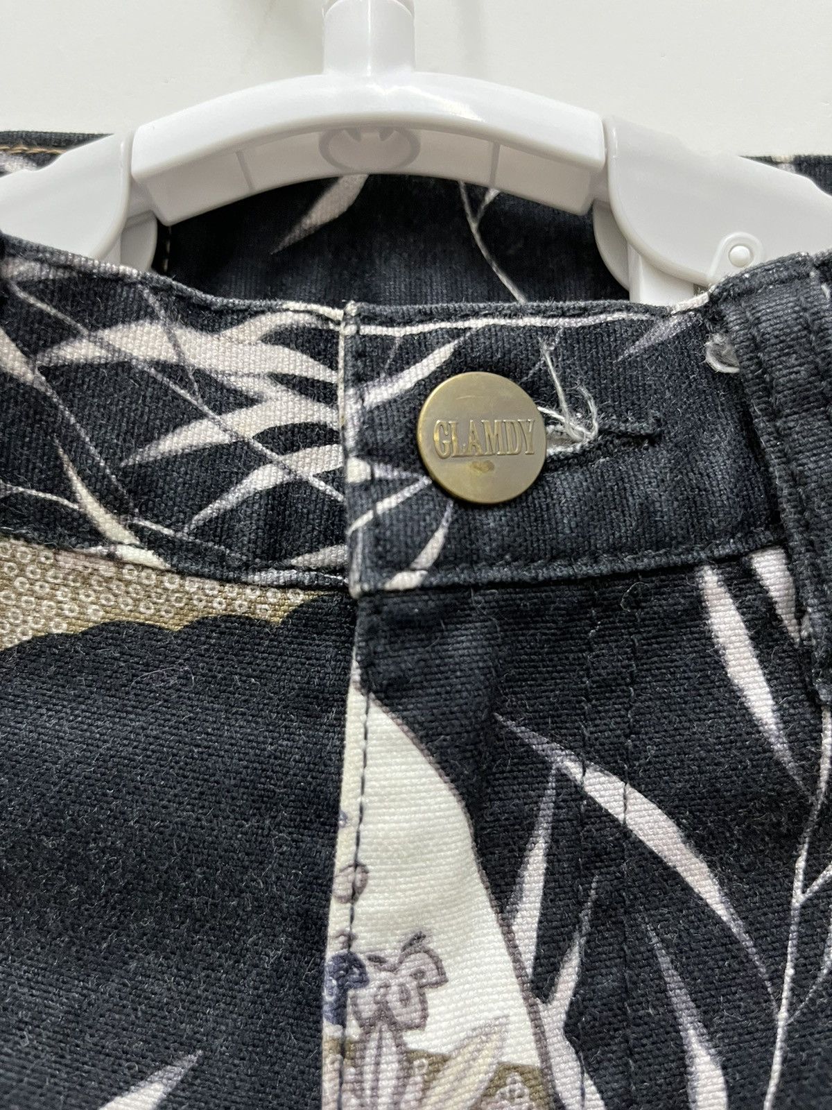 Japanese Brand Vintage Glamdy Japan Black Slim Flare Denim Pants Size US 28 / EU 44 - 9 Thumbnail