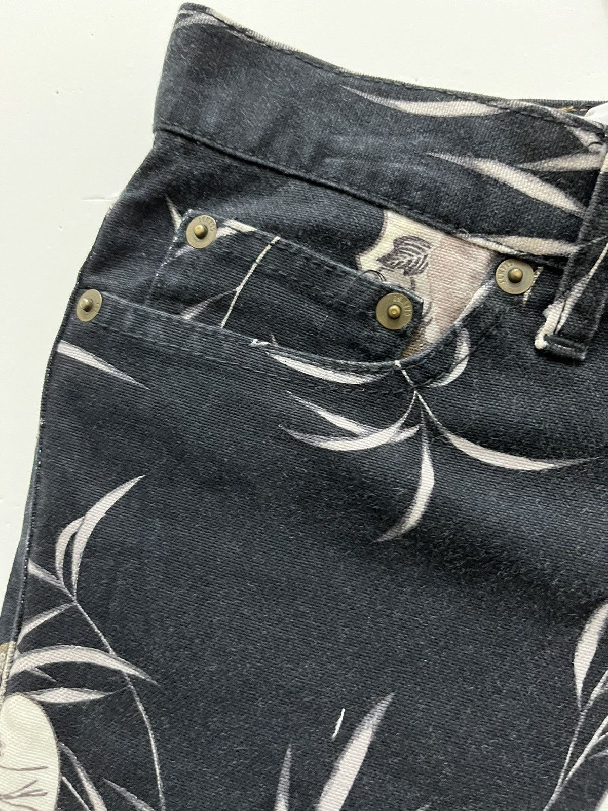 Japanese Brand Vintage Glamdy Japan Black Slim Flare Denim Pants Size US 28 / EU 44 - 7 Thumbnail