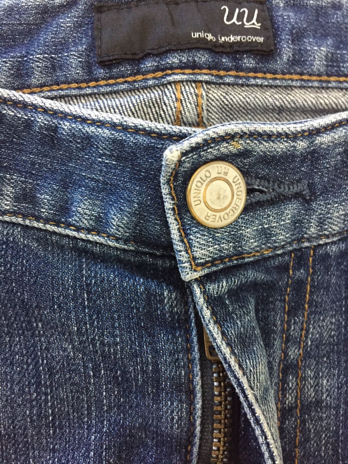 Undercover × Uniqlo Faded Undercover Slim UU Denim Pants Size US 31 - 6 Thumbnail