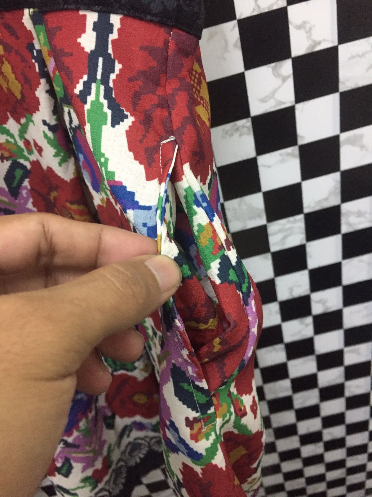 Anna Sui Floral Apron