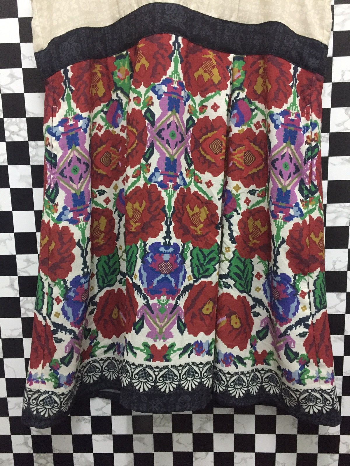 Anna Sui Floral Apron
