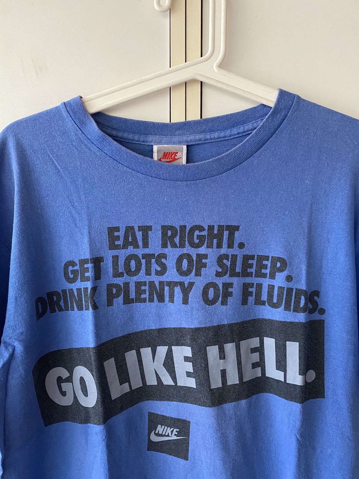 Nike × Vintage VINTAGE NIKE ‘GO TO HELL’ PRINT TEE Size US L / EU 52-54 / 3 - 2 Thumbnail