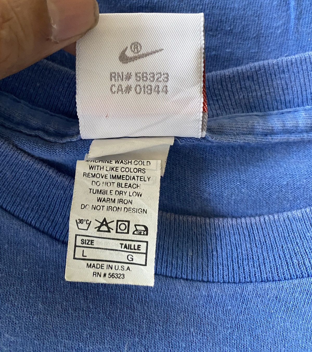 Nike × Vintage VINTAGE NIKE ‘GO TO HELL’ PRINT TEE Size US L / EU 52-54 / 3 - 7 Thumbnail